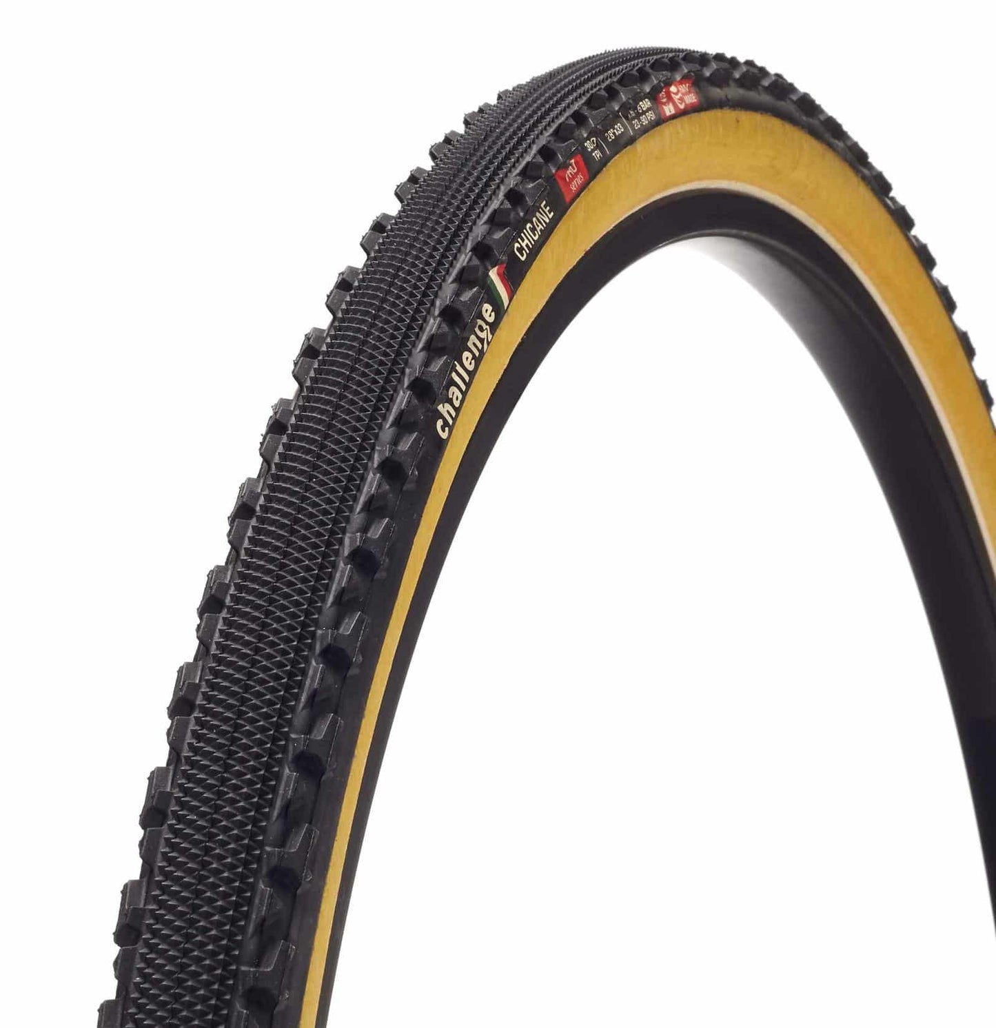 Challenge OPEN CHICANE 700x33c TubeType Beige dæk