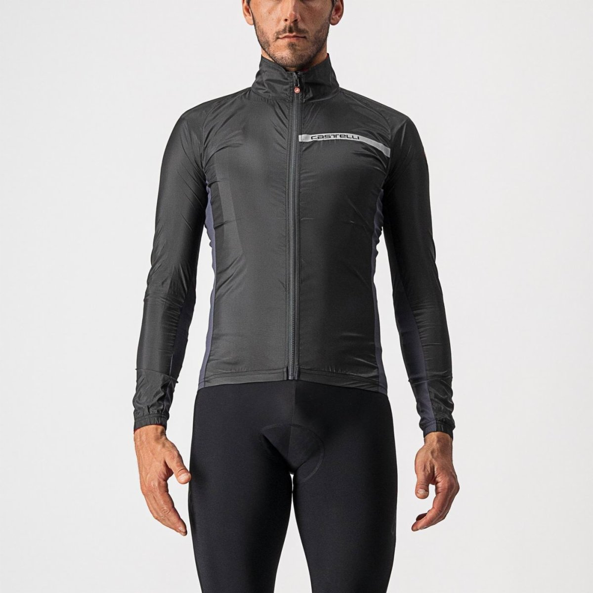 CASTELLI SQUADRA STRETCH Jacket Black/Grey