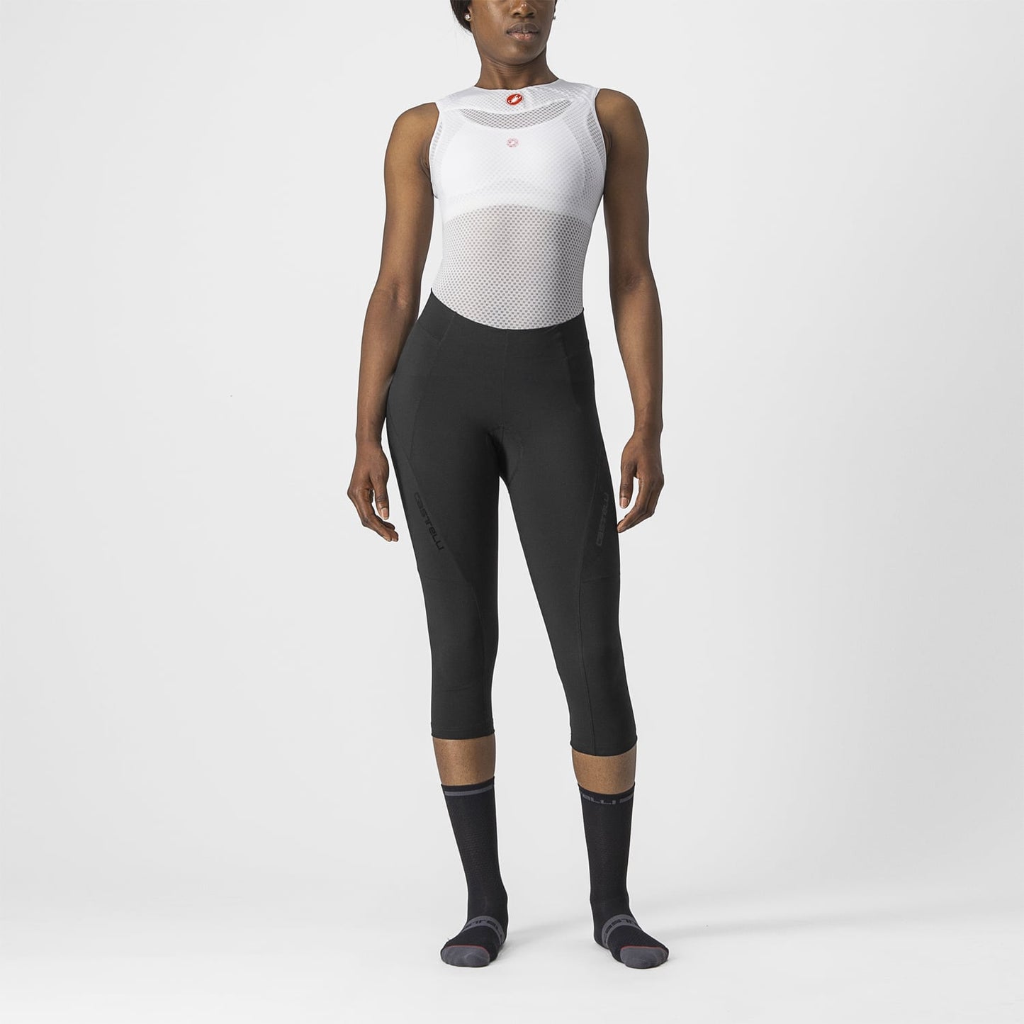 CASTELLI VELOCISSIMA 3 3/4 smækbukser til kvinder Sort