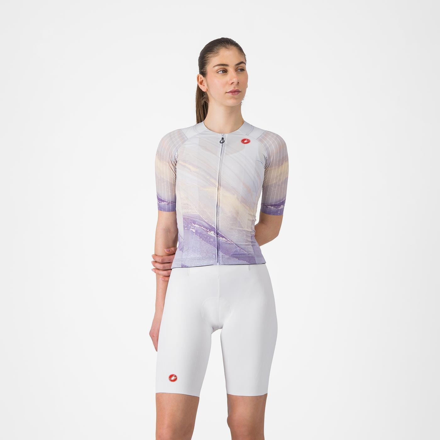 CASTELLI FREE AERO RACE S Bib Tight til kvinder Hvid