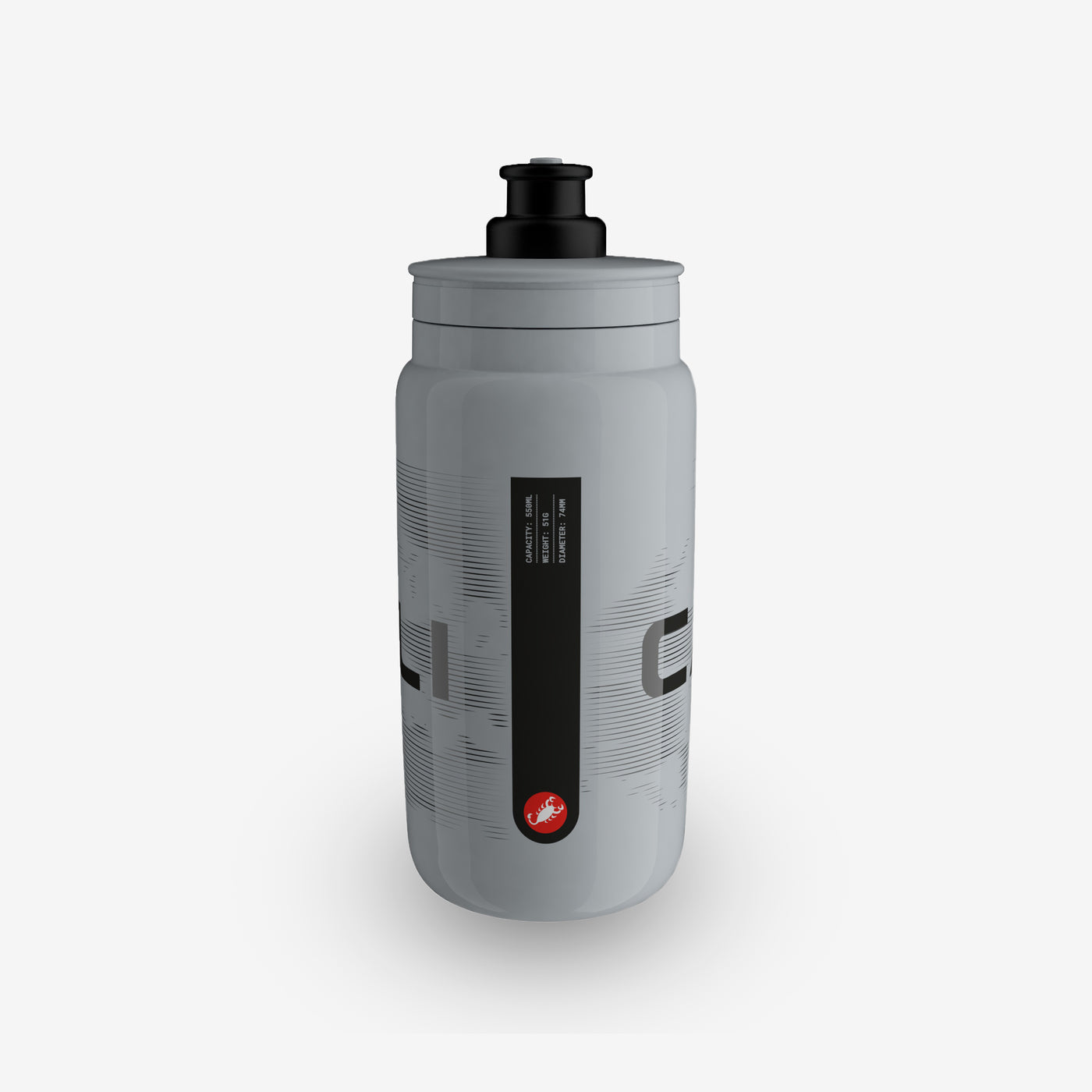 CASTELLI CLOUD water bottle (550ml) Grey