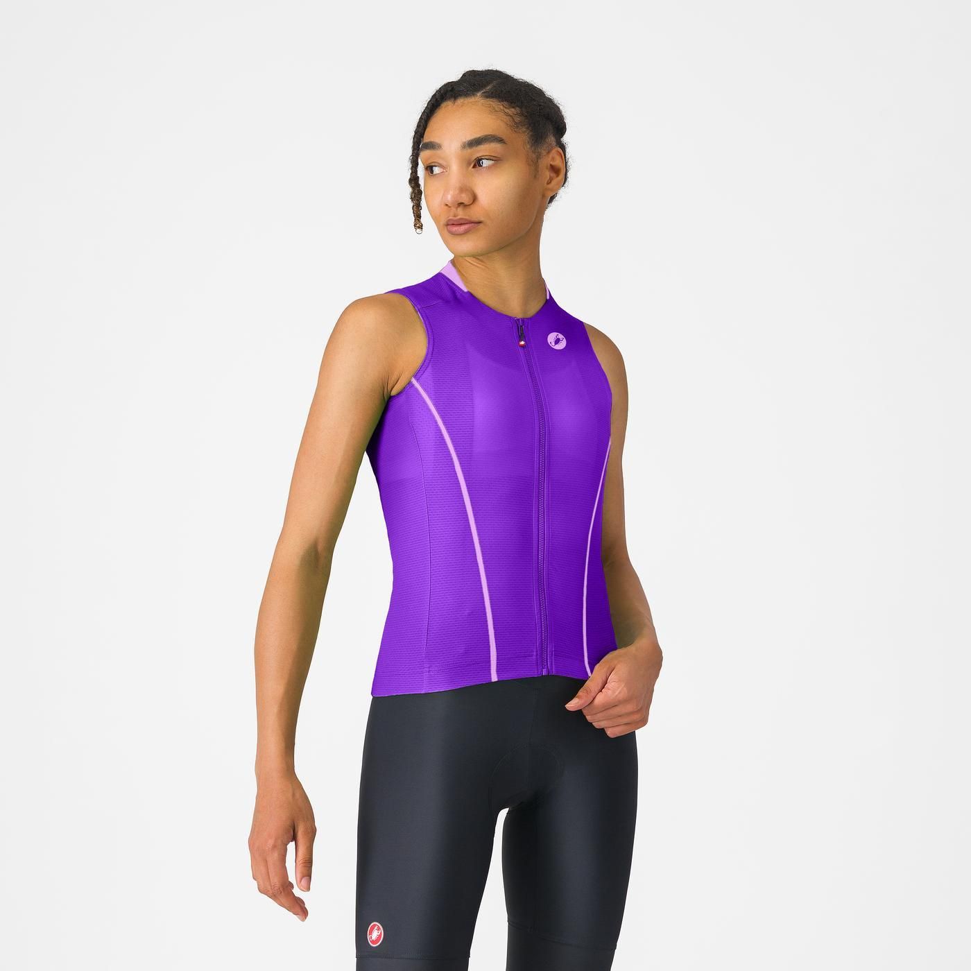 CASTELLI ANIMA FLOW Women's Sleeveless Jersey Purple