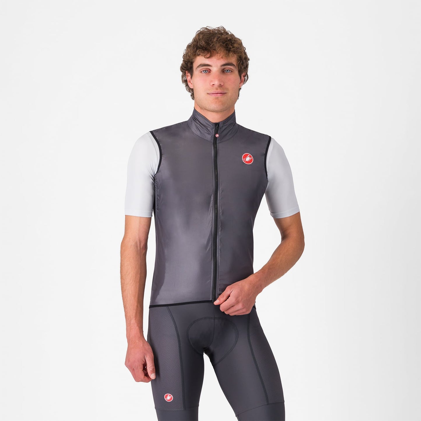 CASTELLI ARIA Sleeveless Jacket Dark Grey