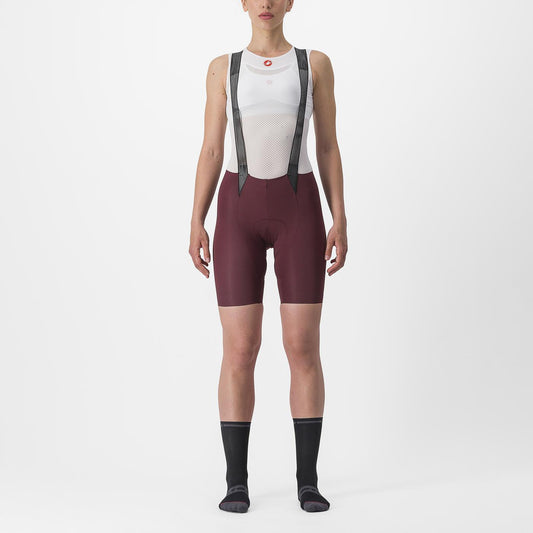 CASTELLI FREE AERO RC W Bib Tight til kvinder Bordeaux