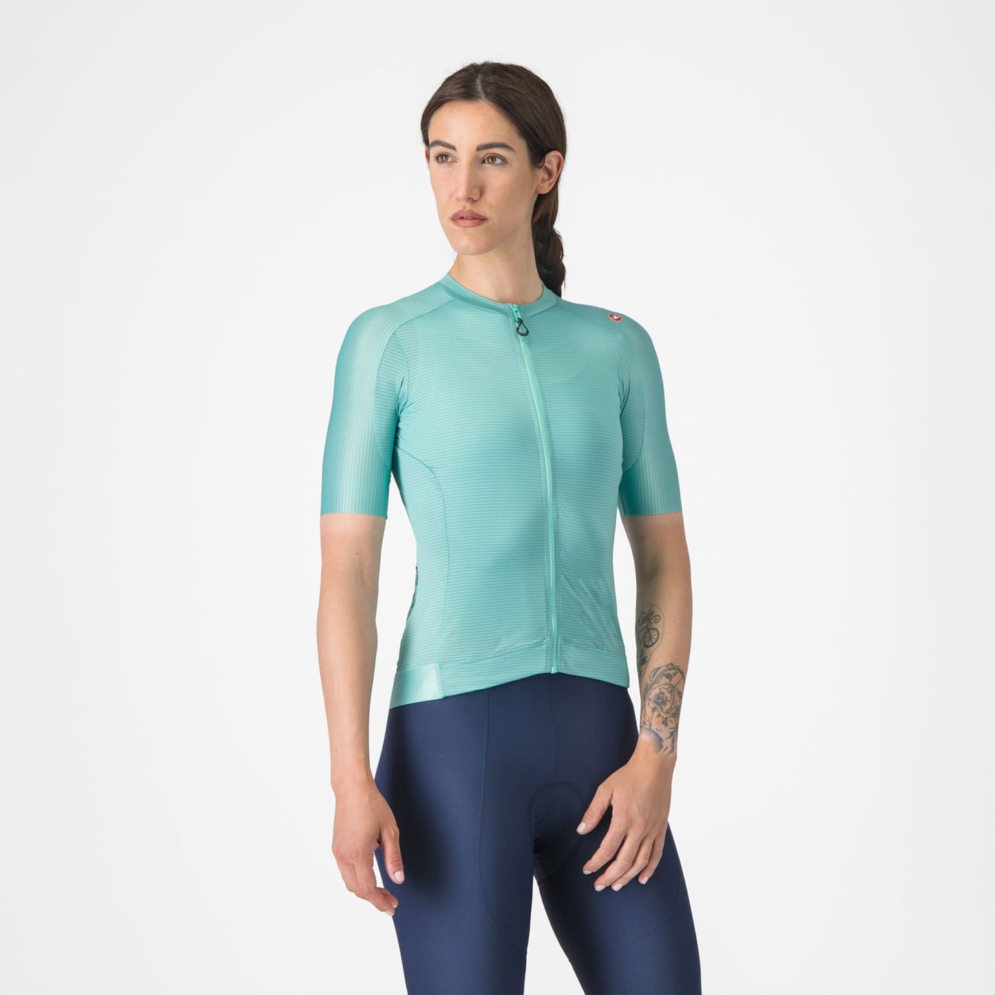 CASTELLI ESPRESSO Kortærmet Jersey til kvinder Turkis