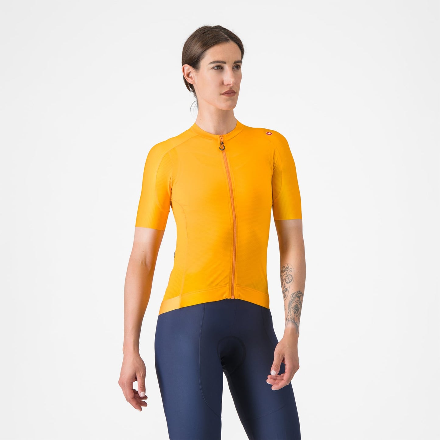 CASTELLI ESPRESSO Kortærmet Jersey til kvinder Orange
