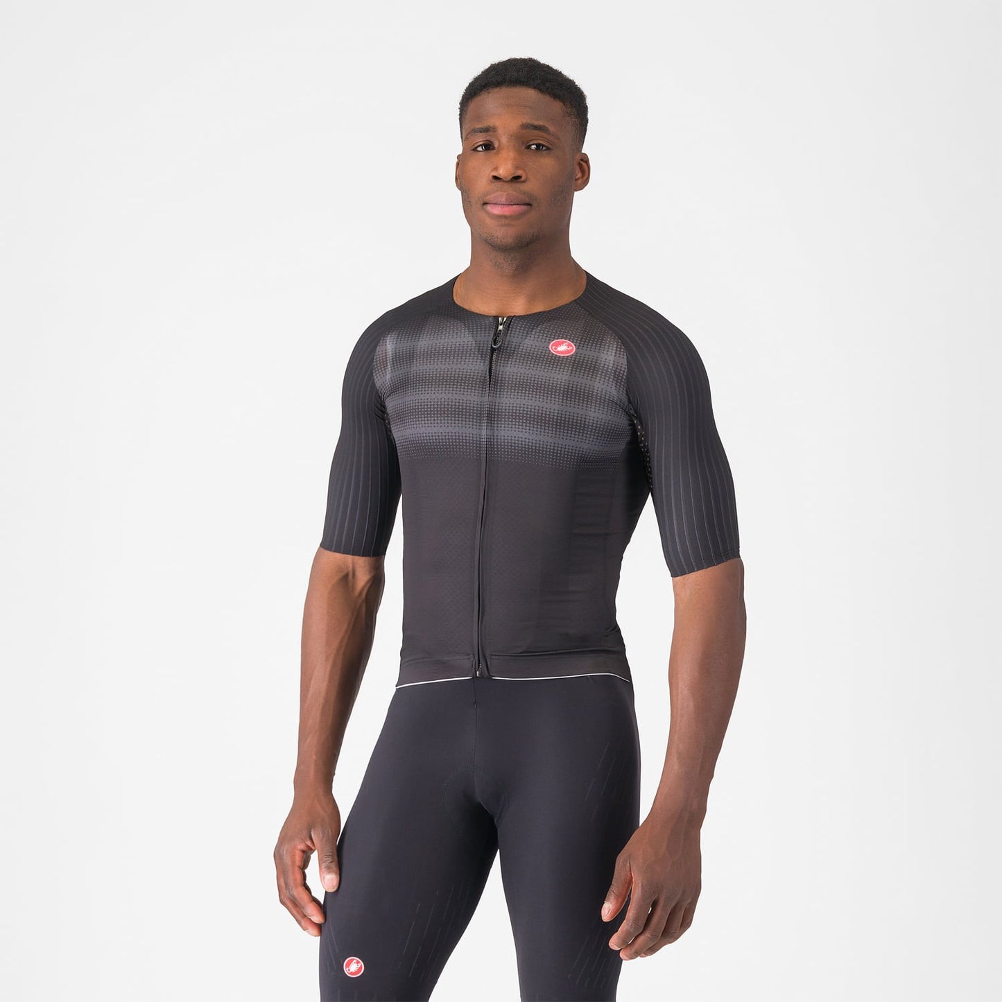 CASTELLI AERO RACE 8S Kortærmet Jersey Sort