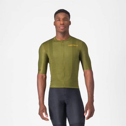 CASTELLI UNLIMITED ENTRATA 3 Kortærmet Jersey Khaki