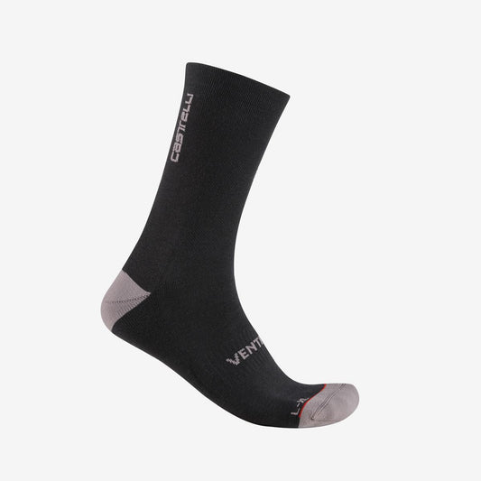CASTELLI VENTI SOFT MERINO Sokker Sort