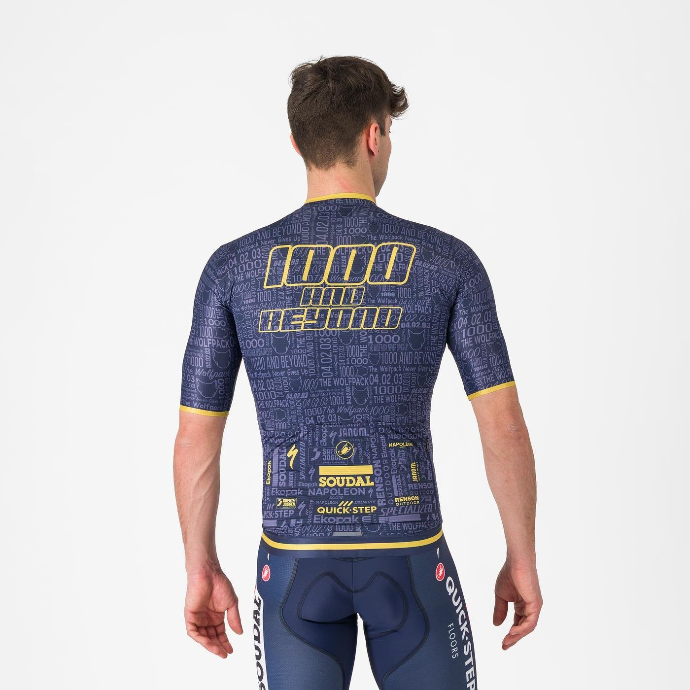 CASTELLI WOLFPACK 1000 VICTORY Kortærmet Jersey Navy