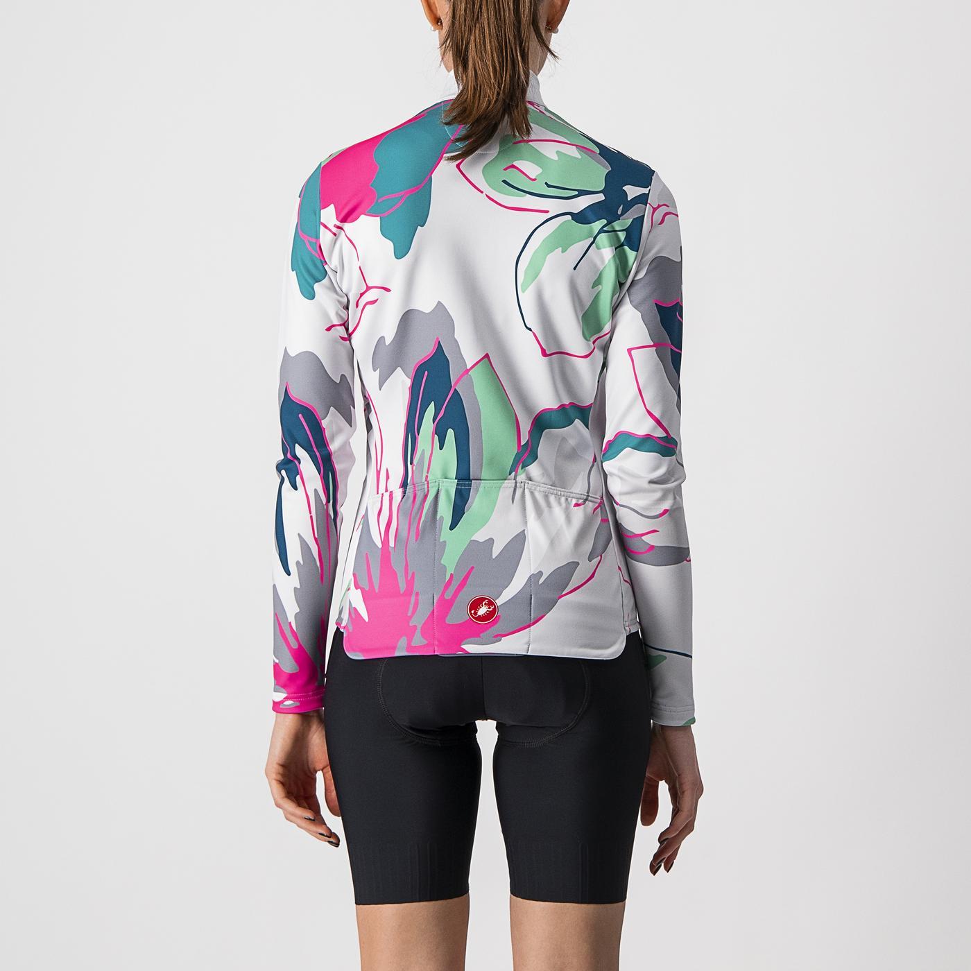 CASTELLI UNLIMITED THERMAL Langærmet dametrøje Grå/Blå