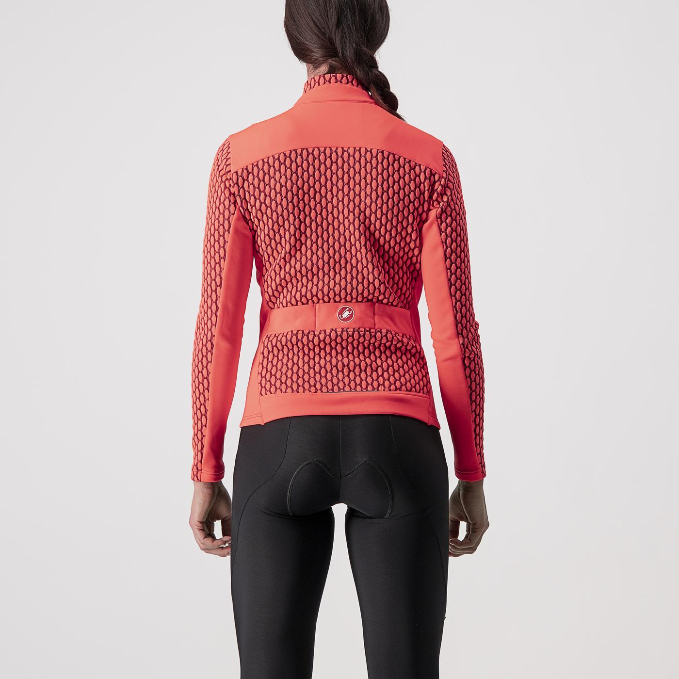 CASTELLI SFIDA 2 Women's Long Sleeve Jersey Pink/Bordeaux