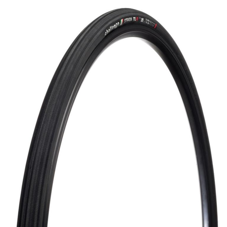 Challenge STRADA 700x25c Tubeless Ready-dæk Sort