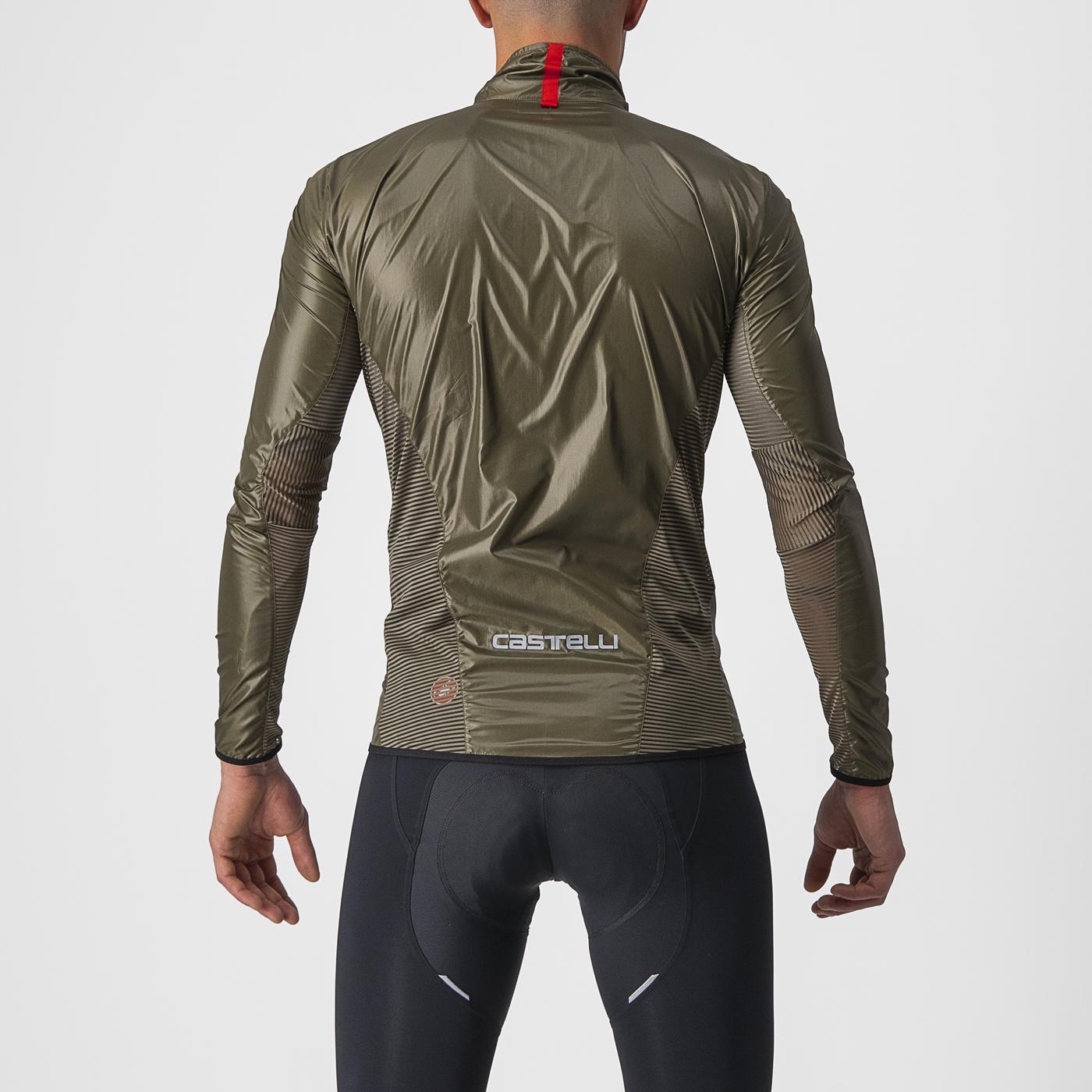 CASTELLI ARIA SHELL Jacket Brown