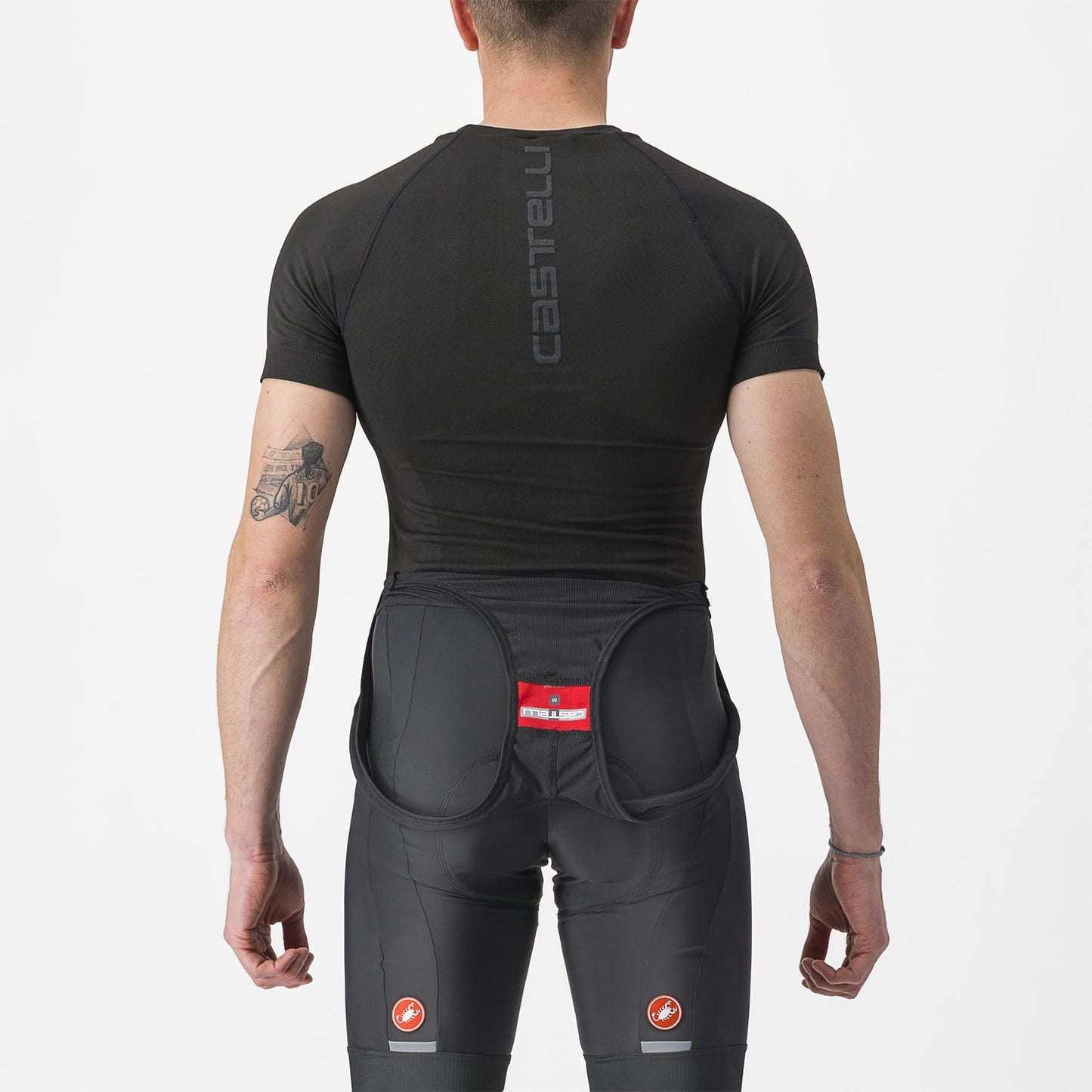 CASTELLI CORE SEAMLESS kortærmet undertøj Sort