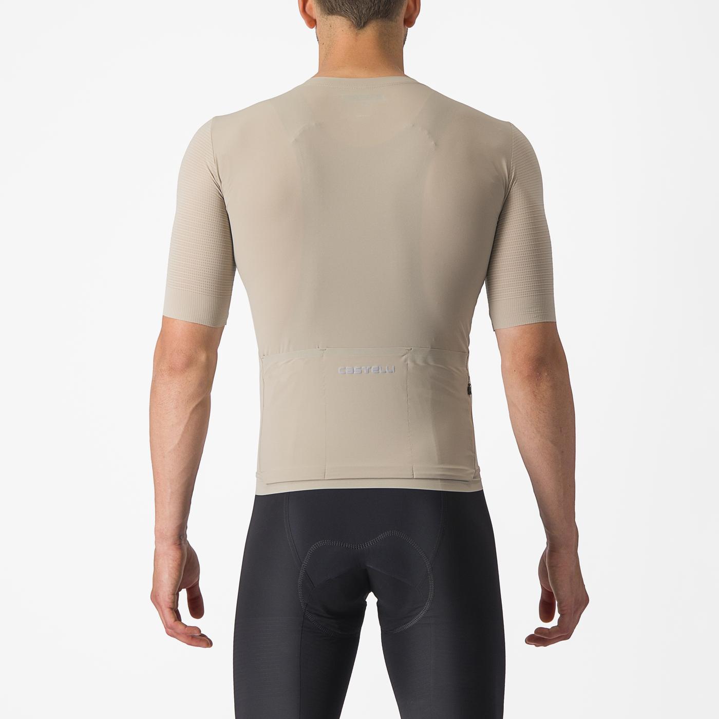 CASTELLI PREMIO Kortærmet Beige Jersey