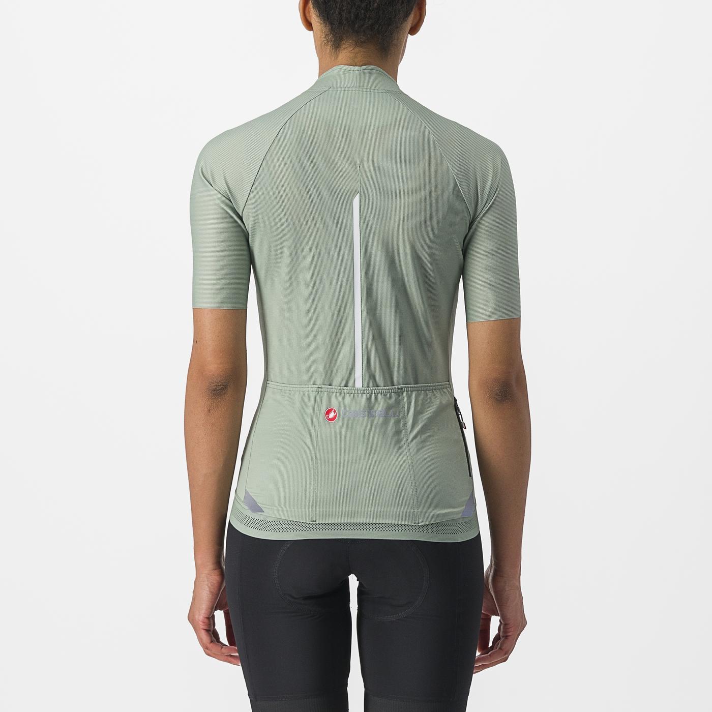 CASTELLI ENDURANCE W Kortærmet Jersey til kvinder Grøn