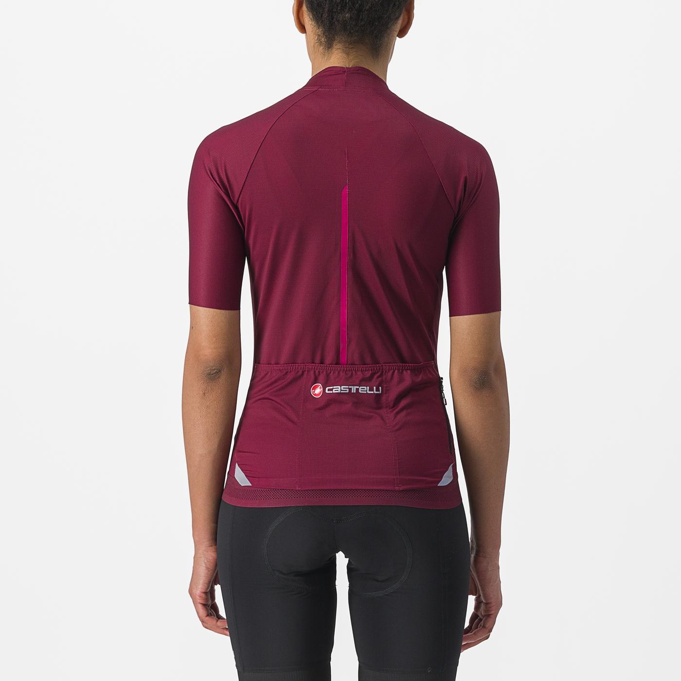 CASTELLI ENDURANCE W Women's Short Sleeve Jersey Bordeaux