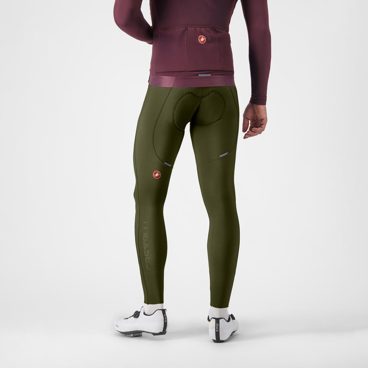 CASTELLI ESPRESSO Lange hagesmæksshorts Grøn