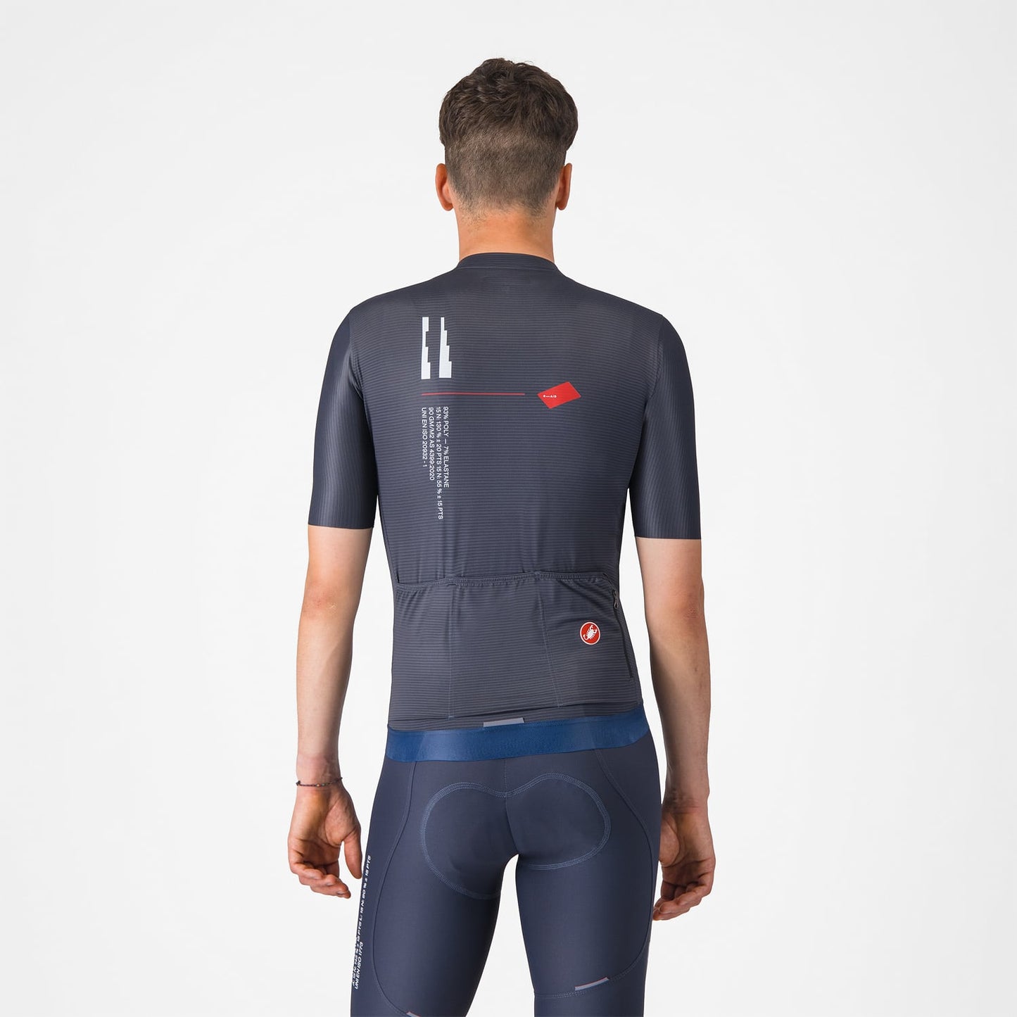 CASTELLI ESPRESSO R--A/D Kortærmet Jersey Blå