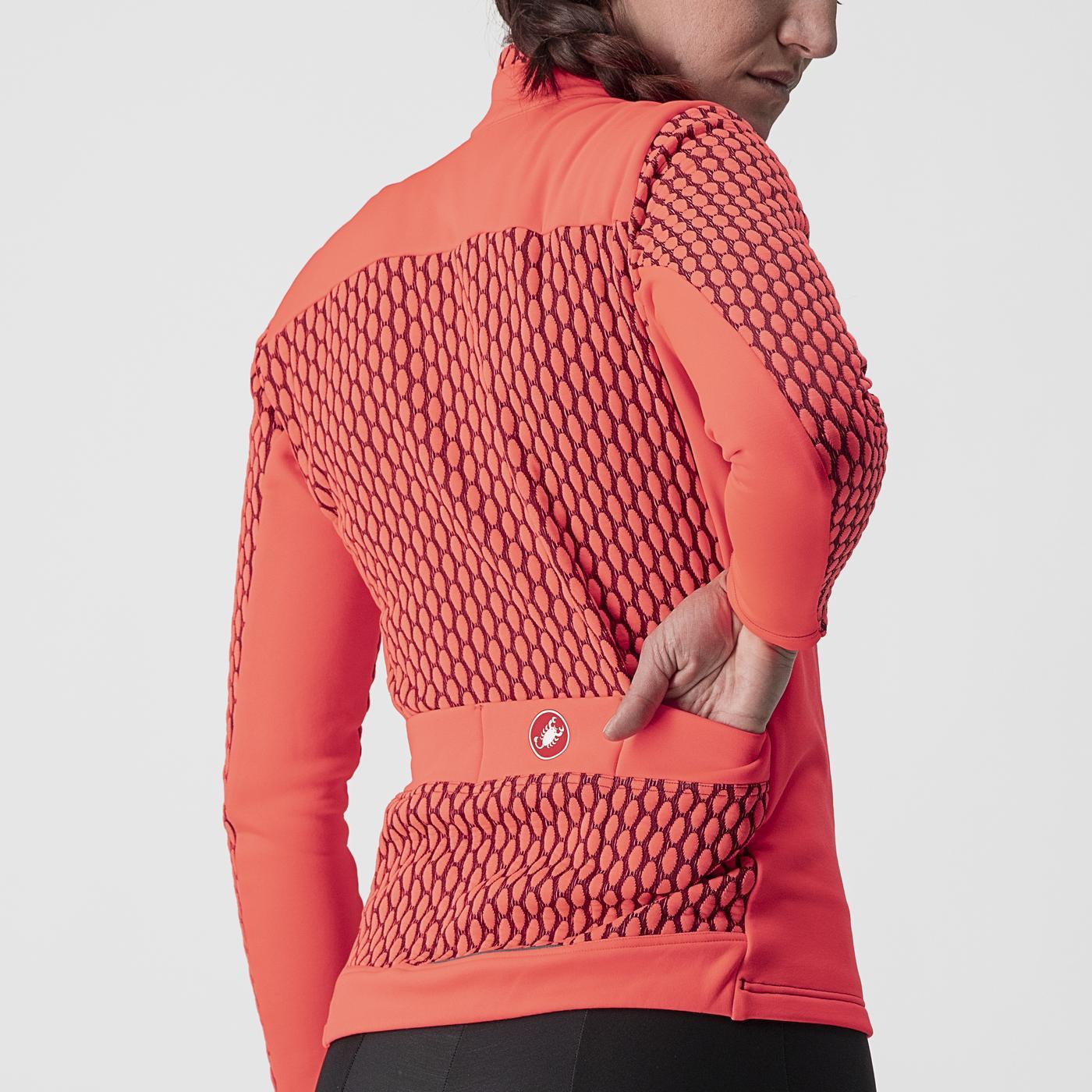 CASTELLI SFIDA 2 Women's Long Sleeve Jersey Pink/Bordeaux