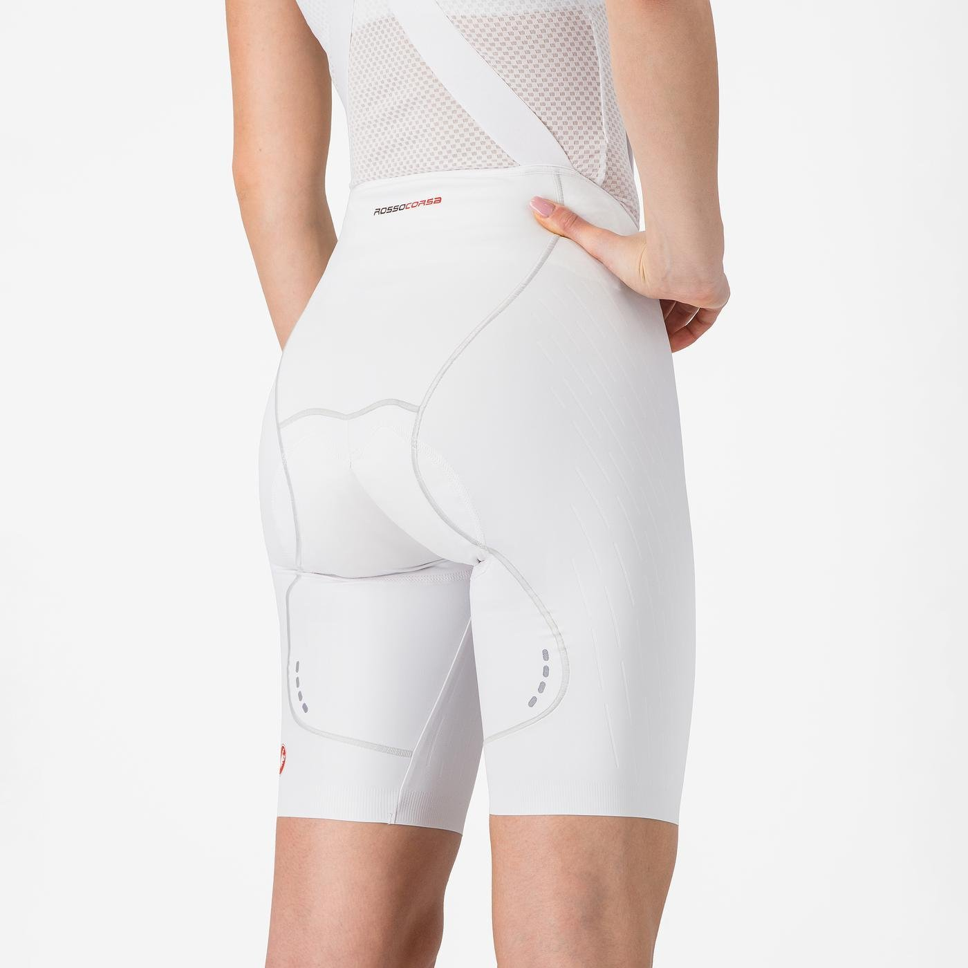 CASTELLI FREE AERO RACE S Bib Tight til kvinder Hvid