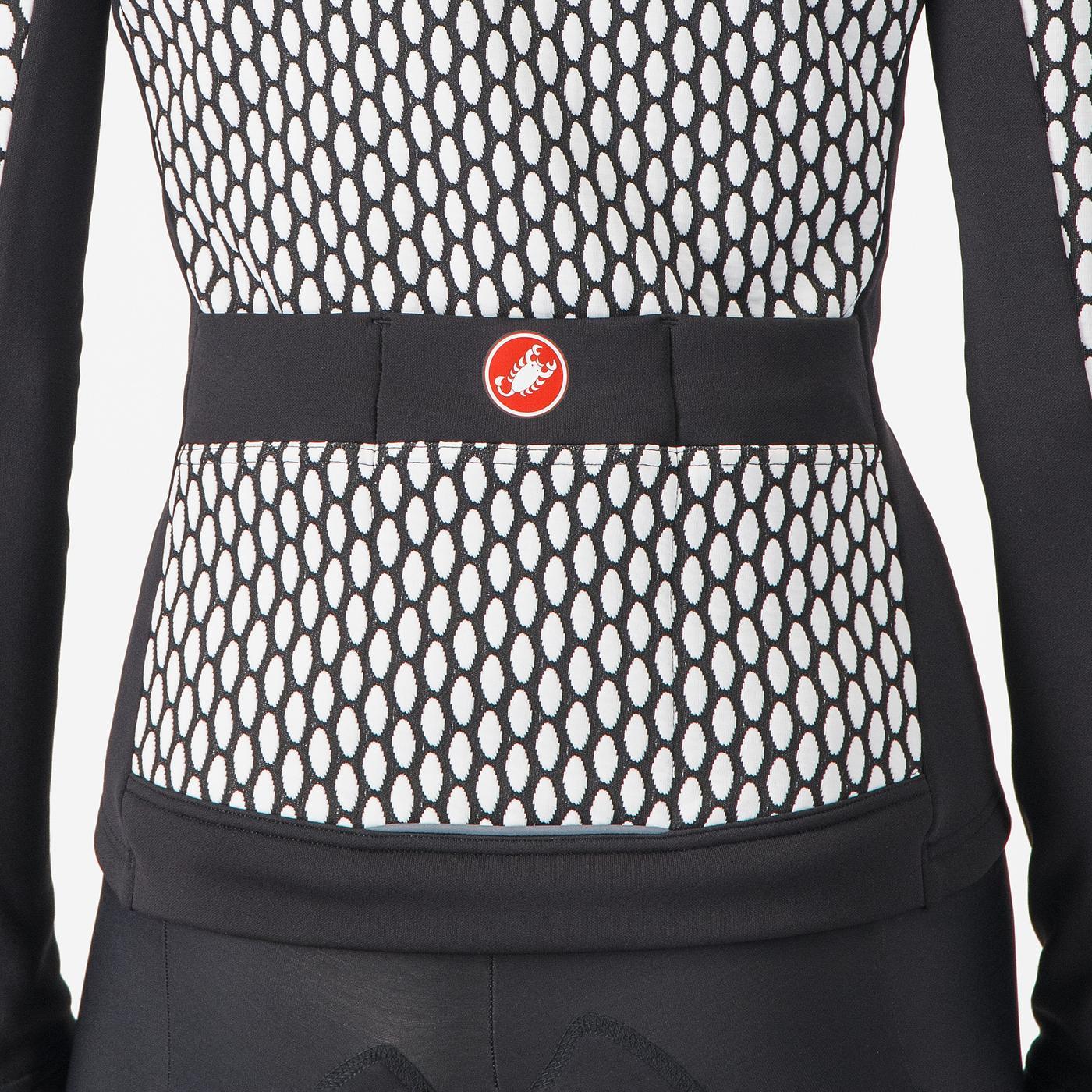 CASTELLI SFIDA 2 Women's Long Sleeve Jersey Black/White