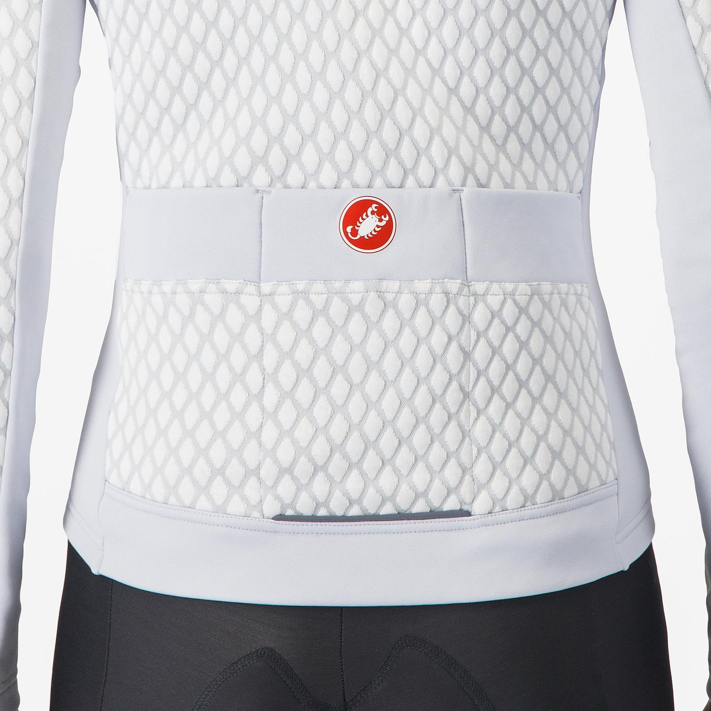 CASTELLI SFIDA 2 Women's Long Sleeve Jersey Light Grey