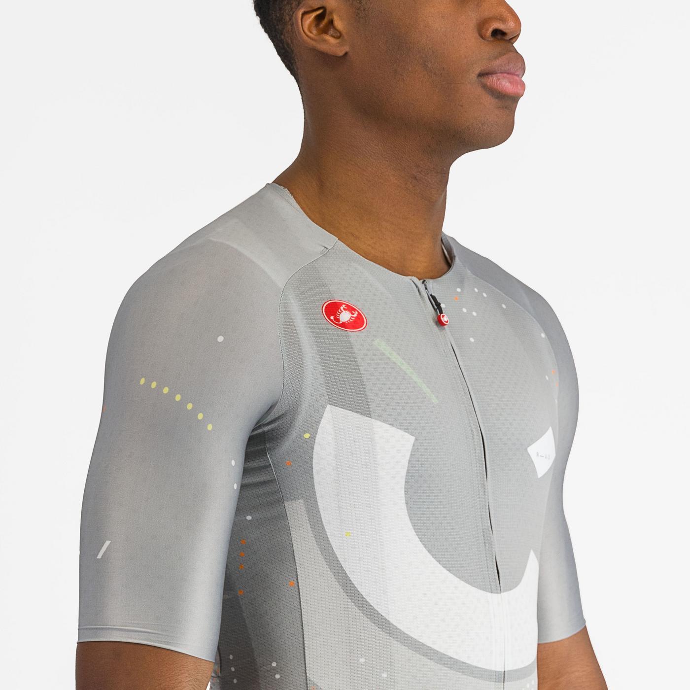 CASTELLI R-A/D Kortærmet Jersey Grå