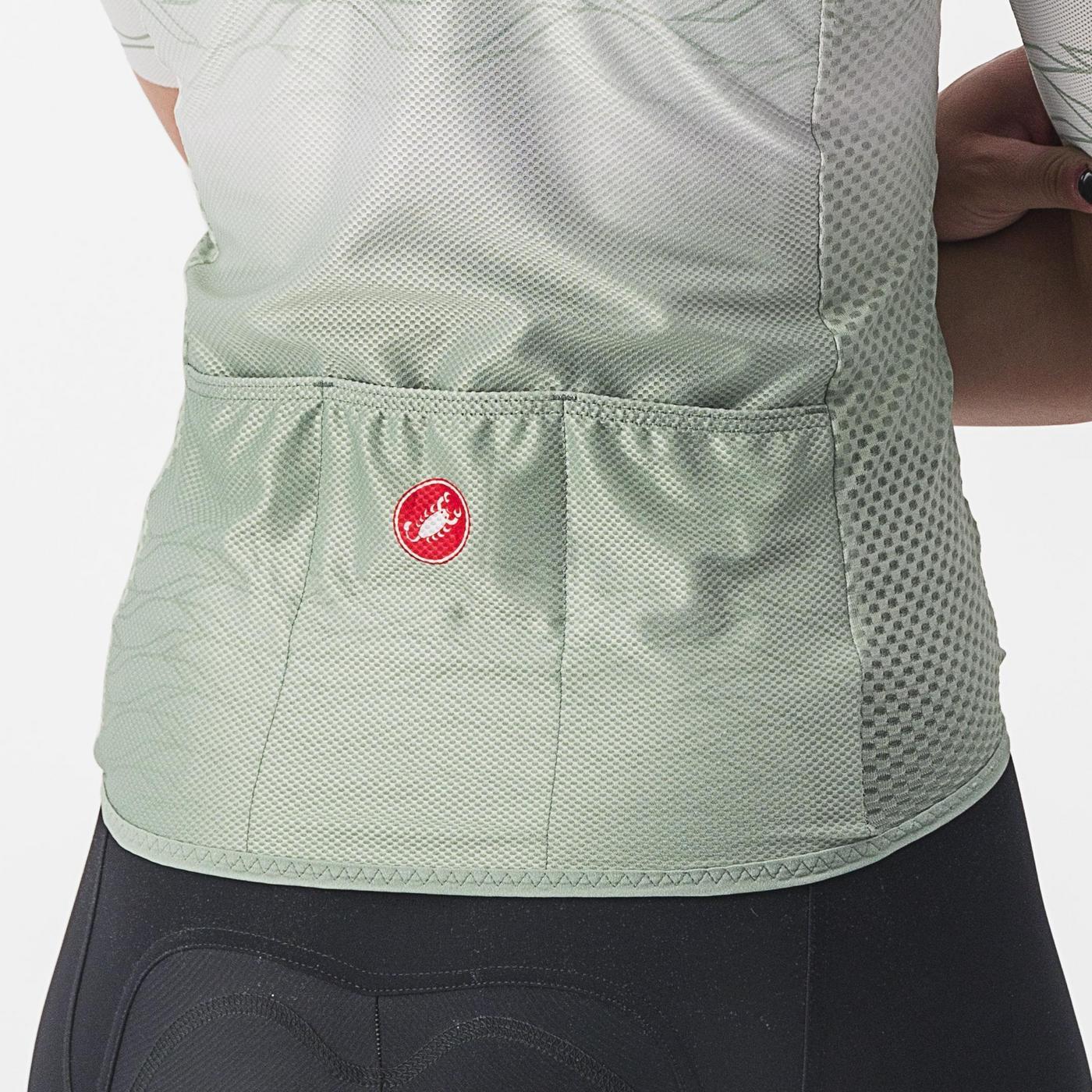 CASTELLI CLIMBER'S 2.0 W kortærmet dametrøje grå/grøn