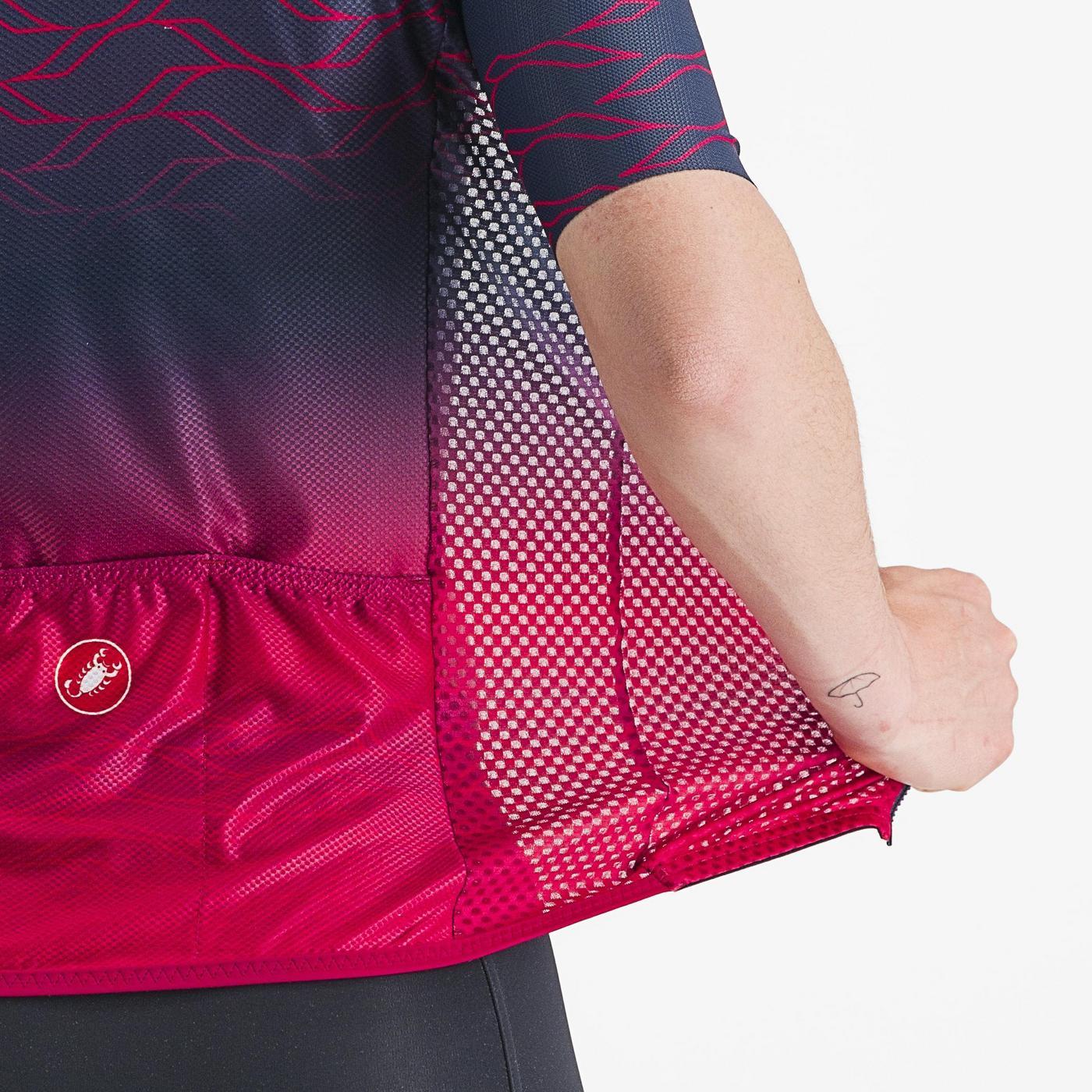CASTELLI CLIMBER'S 2.0 W Kortærmet dametrøje Navy/Pink