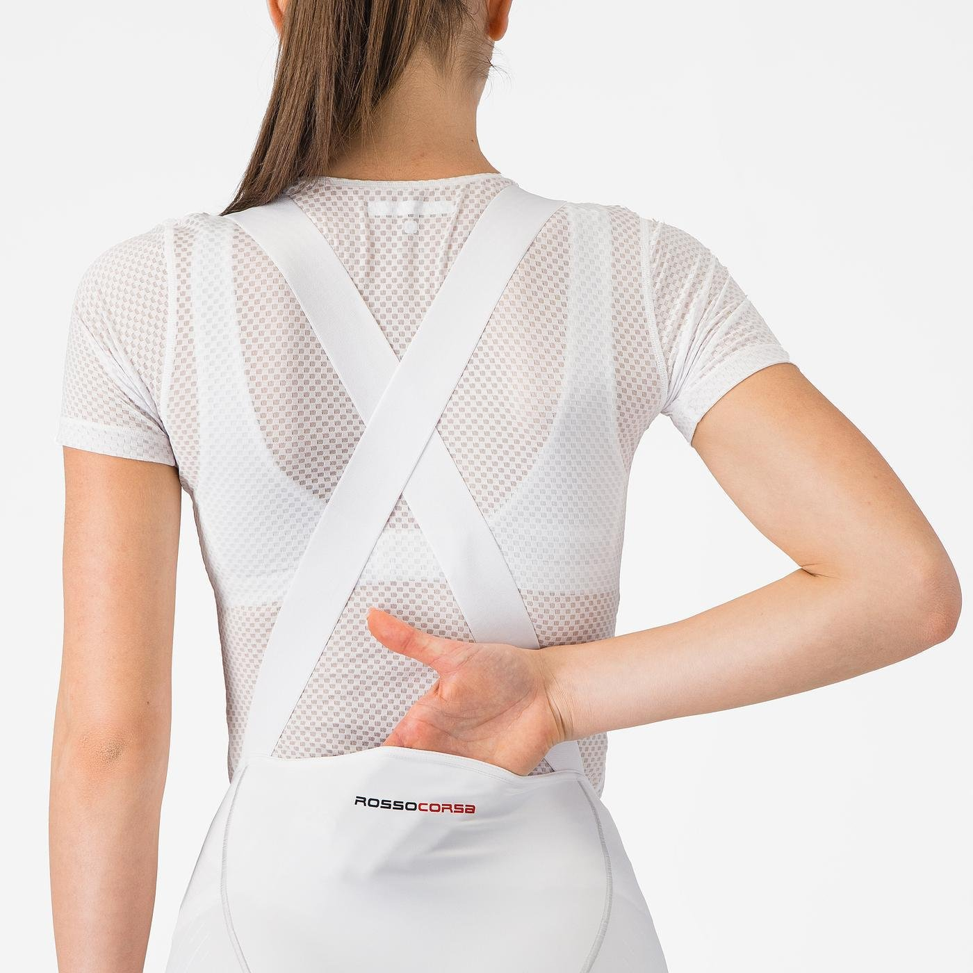 CASTELLI FREE AERO RACE S Bib Tight til kvinder Hvid