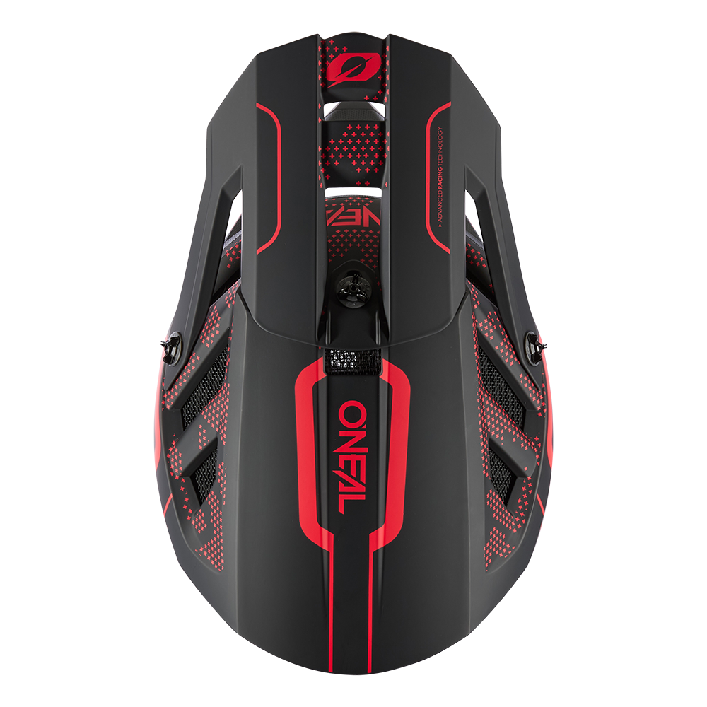 O'NEAL BLADE POLYACRYLITE STRIKE MTB-hjelm Sort/Rød