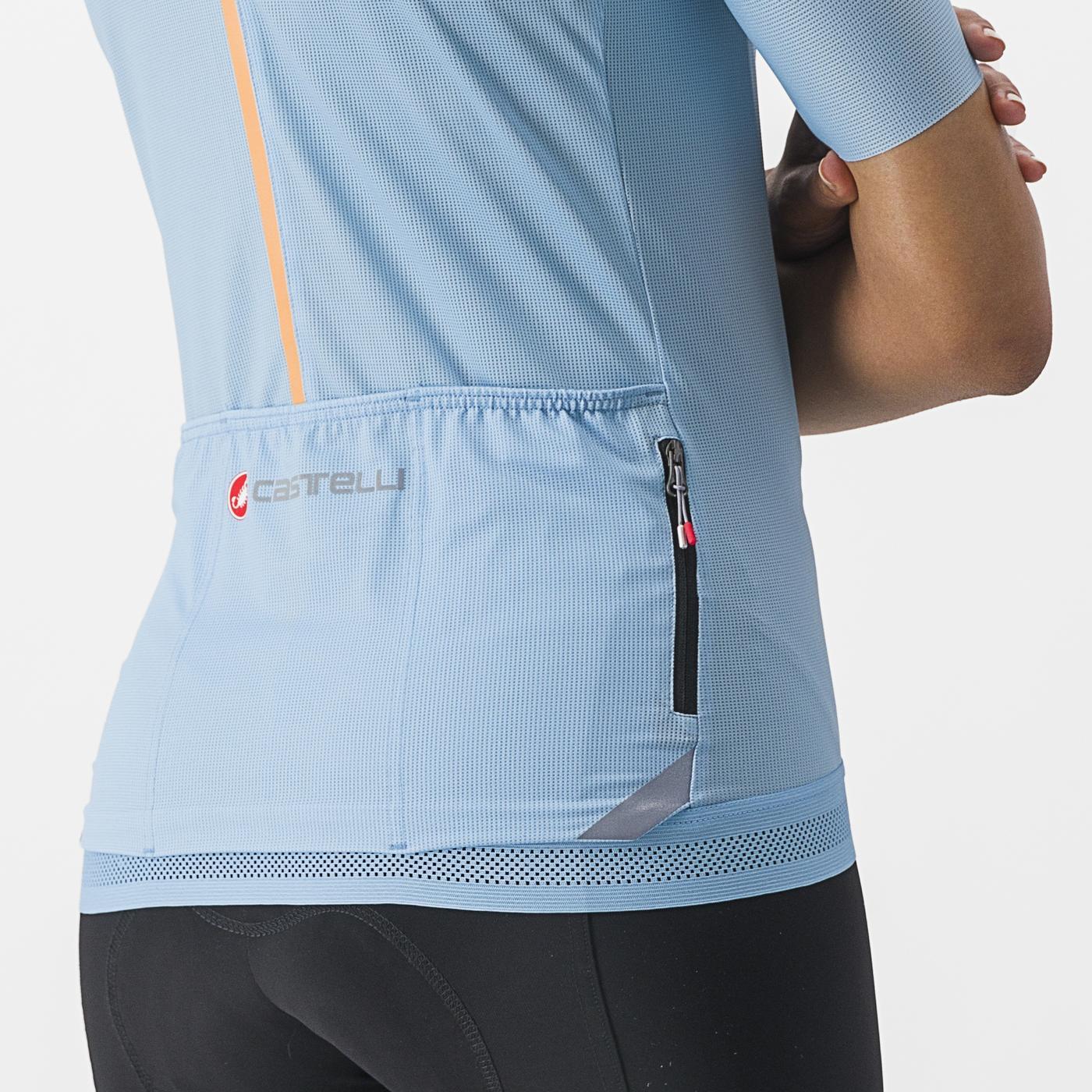 CASTELLI ENDURANCE W Women's Short Sleeve Jersey Blue