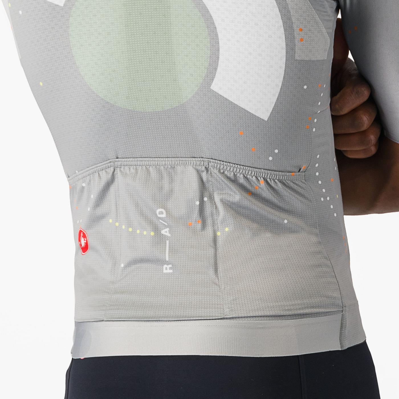 CASTELLI R-A/D Kortærmet Jersey Grå