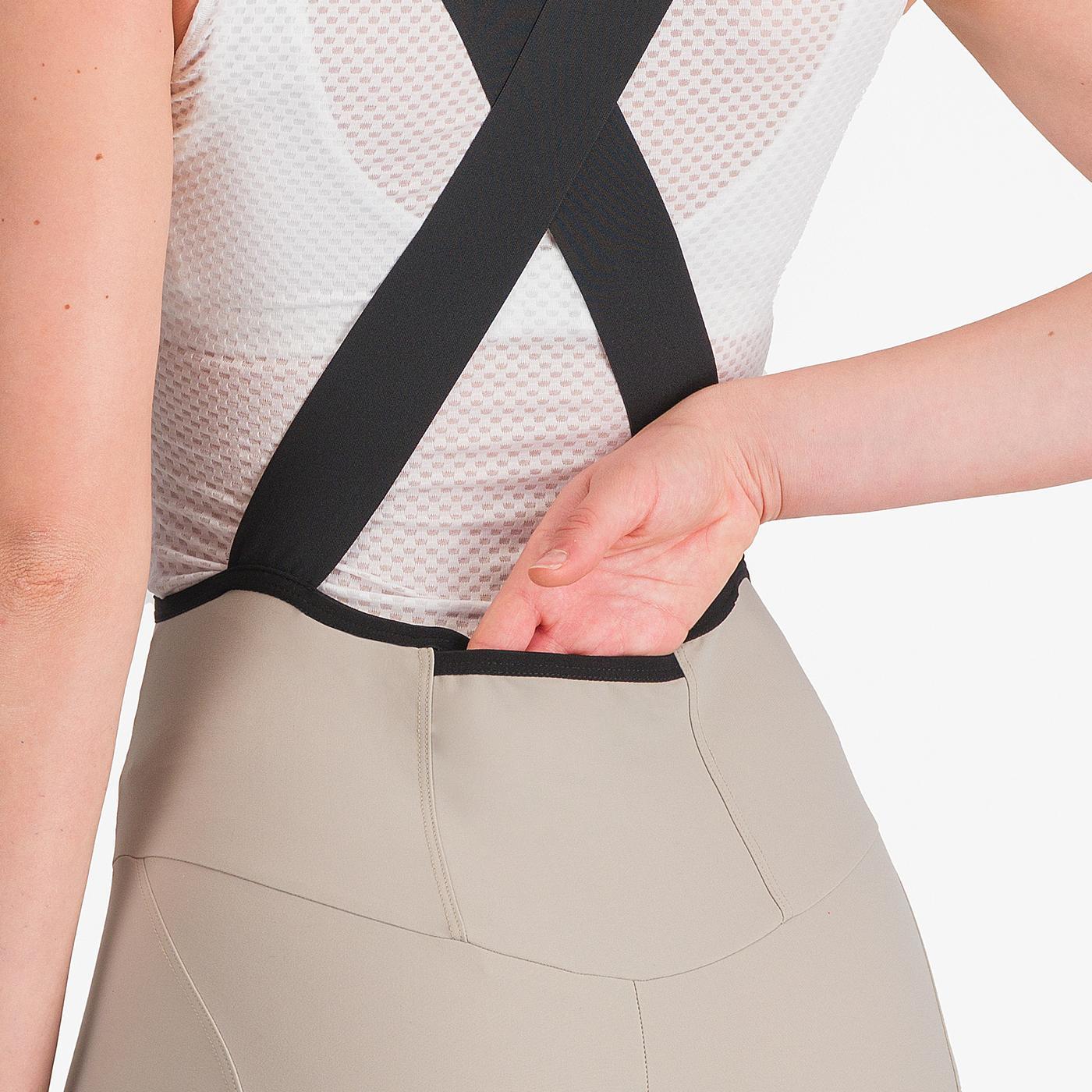 CASTELLI ESPRESSO W DT Beige Bib Tight til kvinder