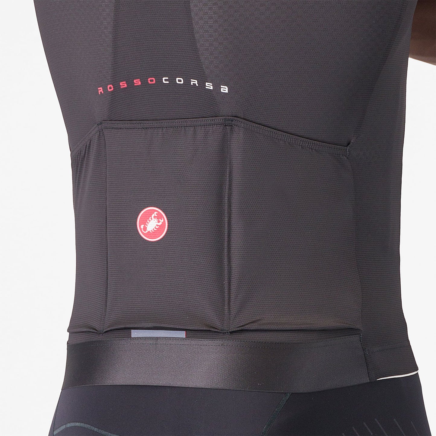 CASTELLI AERO RACE 8S Kortærmet Jersey Sort
