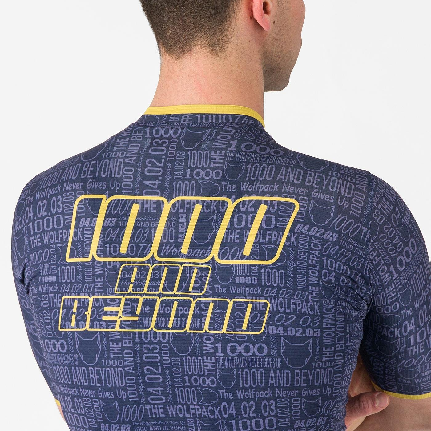 CASTELLI WOLFPACK 1000 VICTORY Kortærmet Jersey Navy