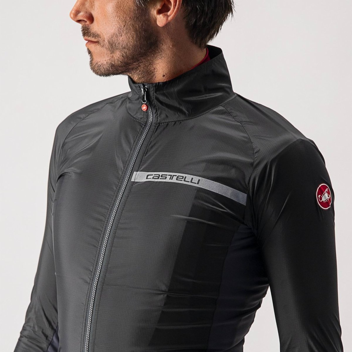 CASTELLI SQUADRA STRETCH Jacket Black/Grey