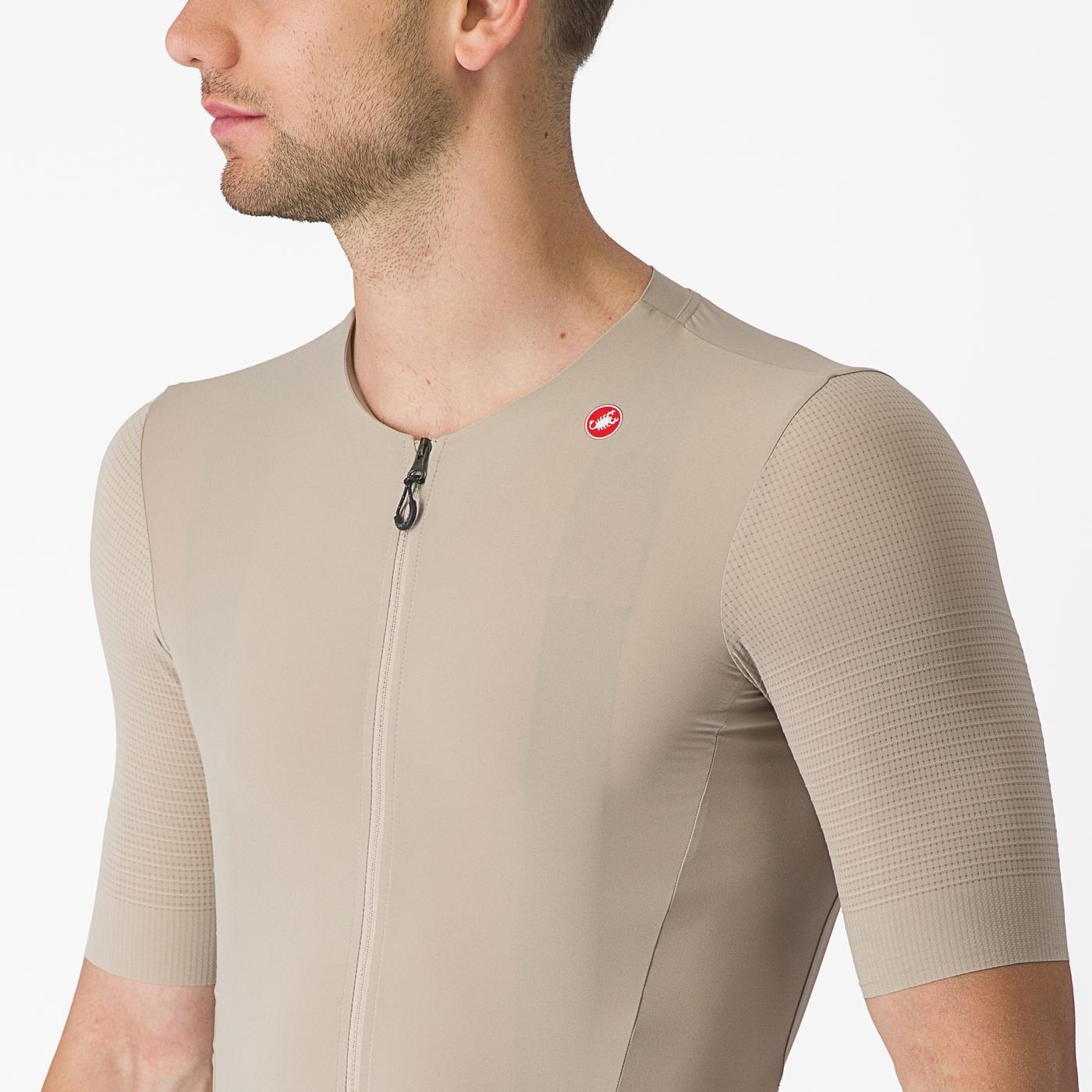 CASTELLI PREMIO Kortærmet Beige Jersey