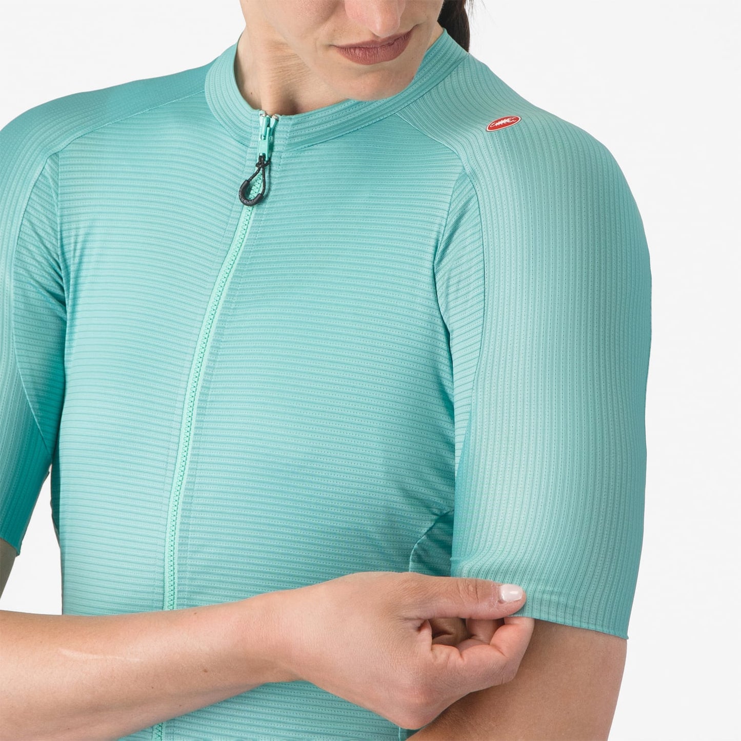 CASTELLI ESPRESSO Kortærmet Jersey til kvinder Turkis