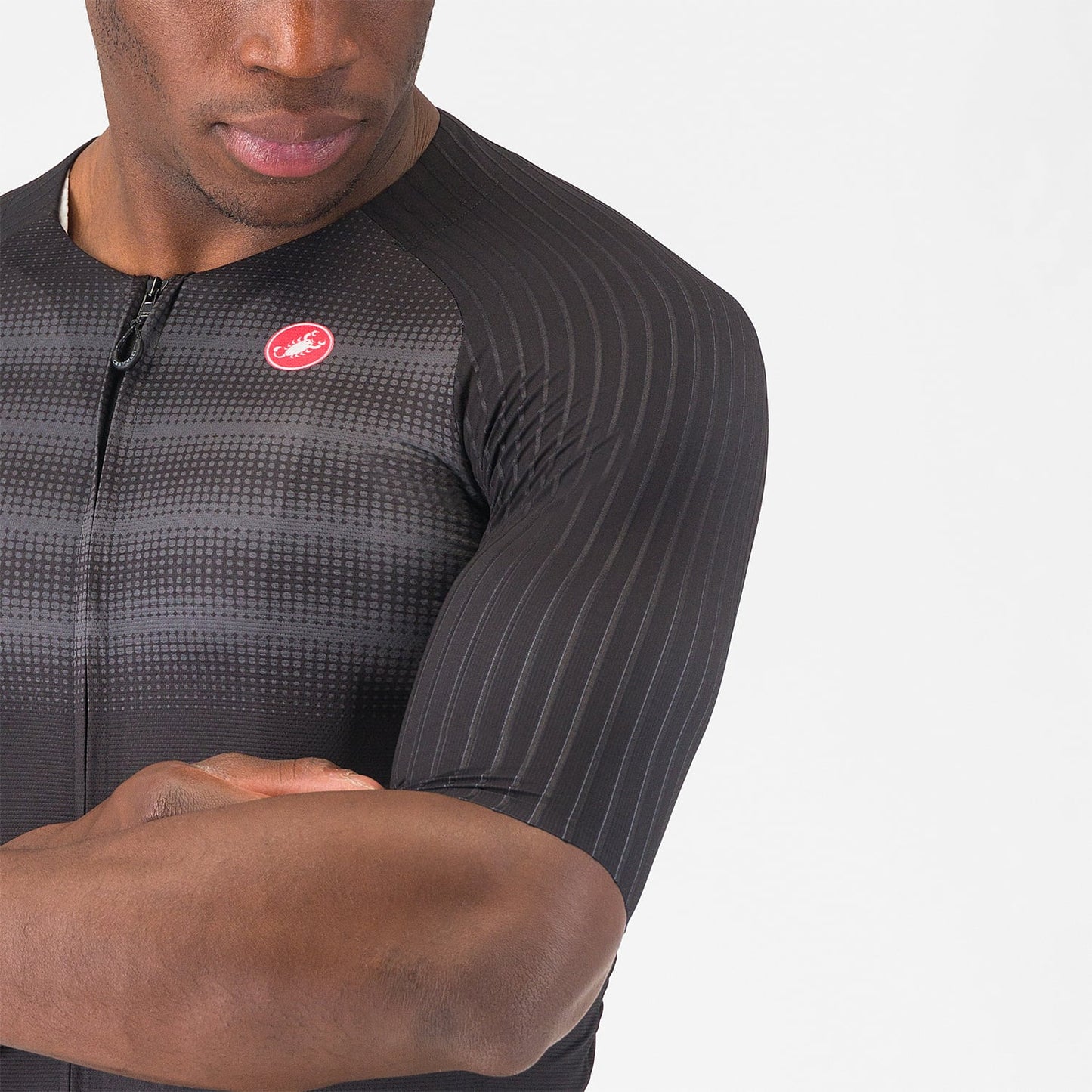 CASTELLI AERO RACE 8S Kortærmet Jersey Sort