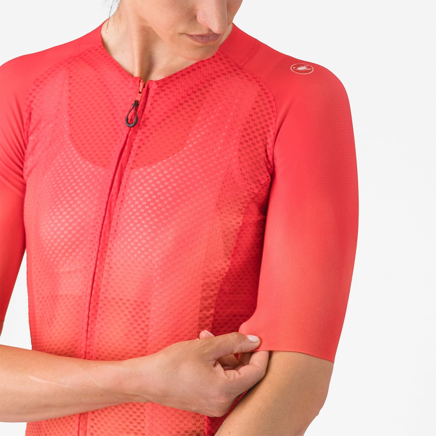 CASTELLI CLIMBER'S A/C kortærmet hibiscus-jersey til kvinder