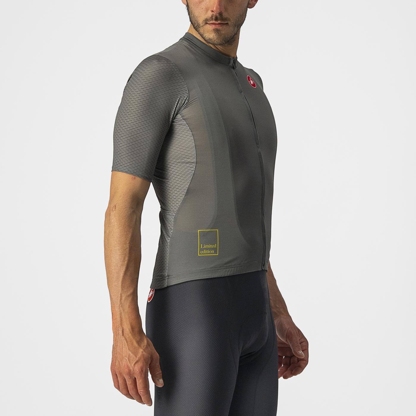 CASTELLI BREATHE ATTACK Short Sleeve Jersey Grey/Green