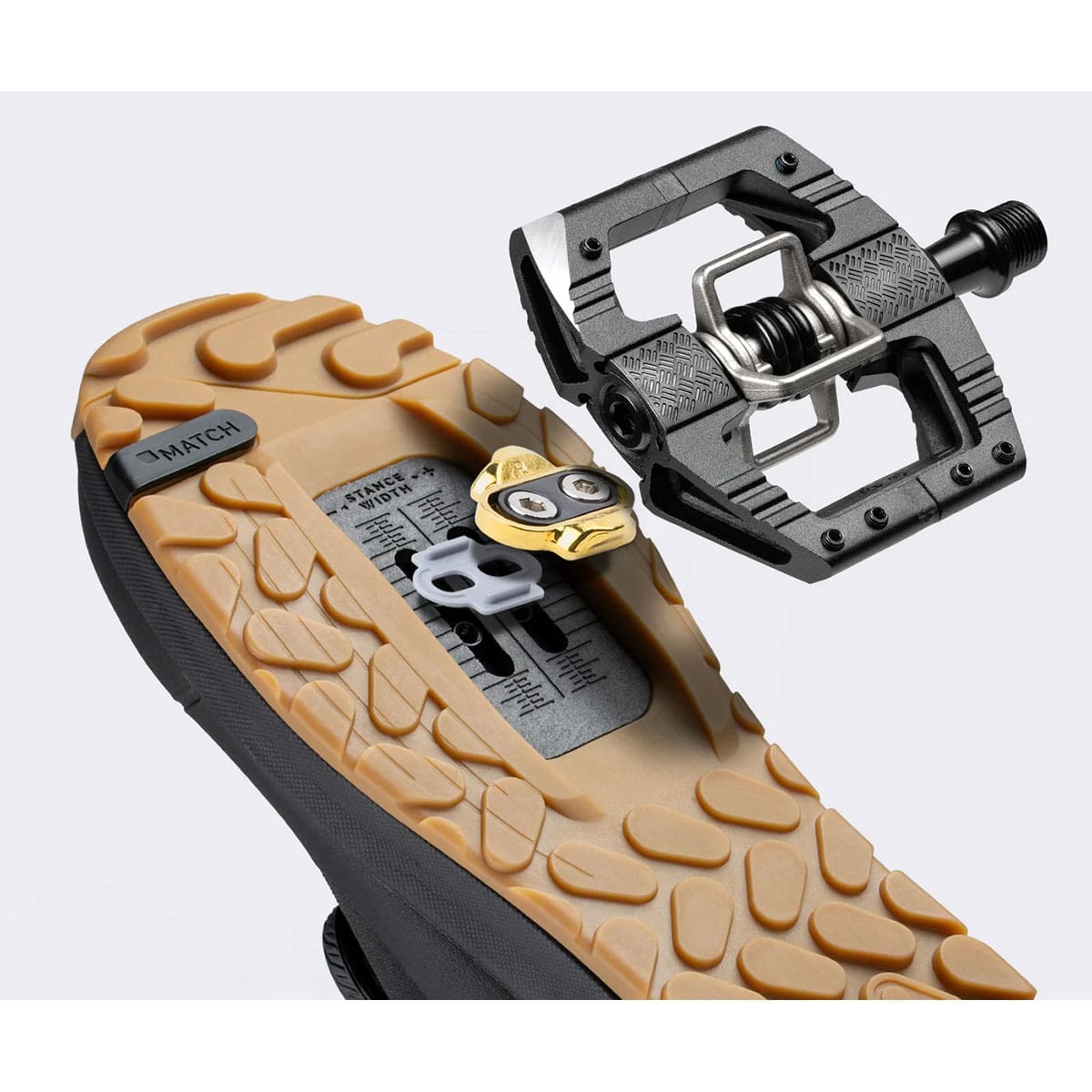 CRANKBROTHERS MALLET TRAIL BOA MTB-sko sort/guld