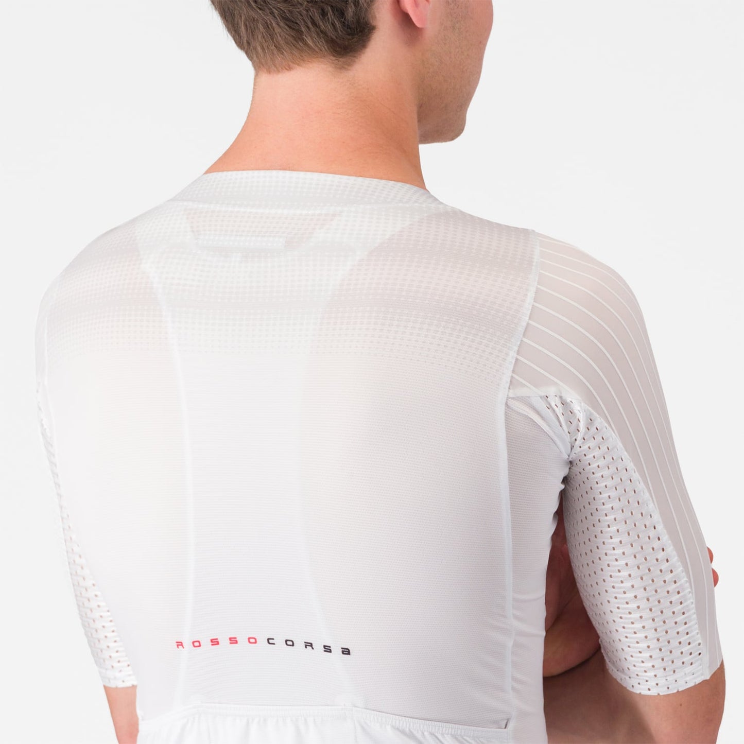 CASTELLI AERO RACE 8S Kortærmet Jersey Hvid