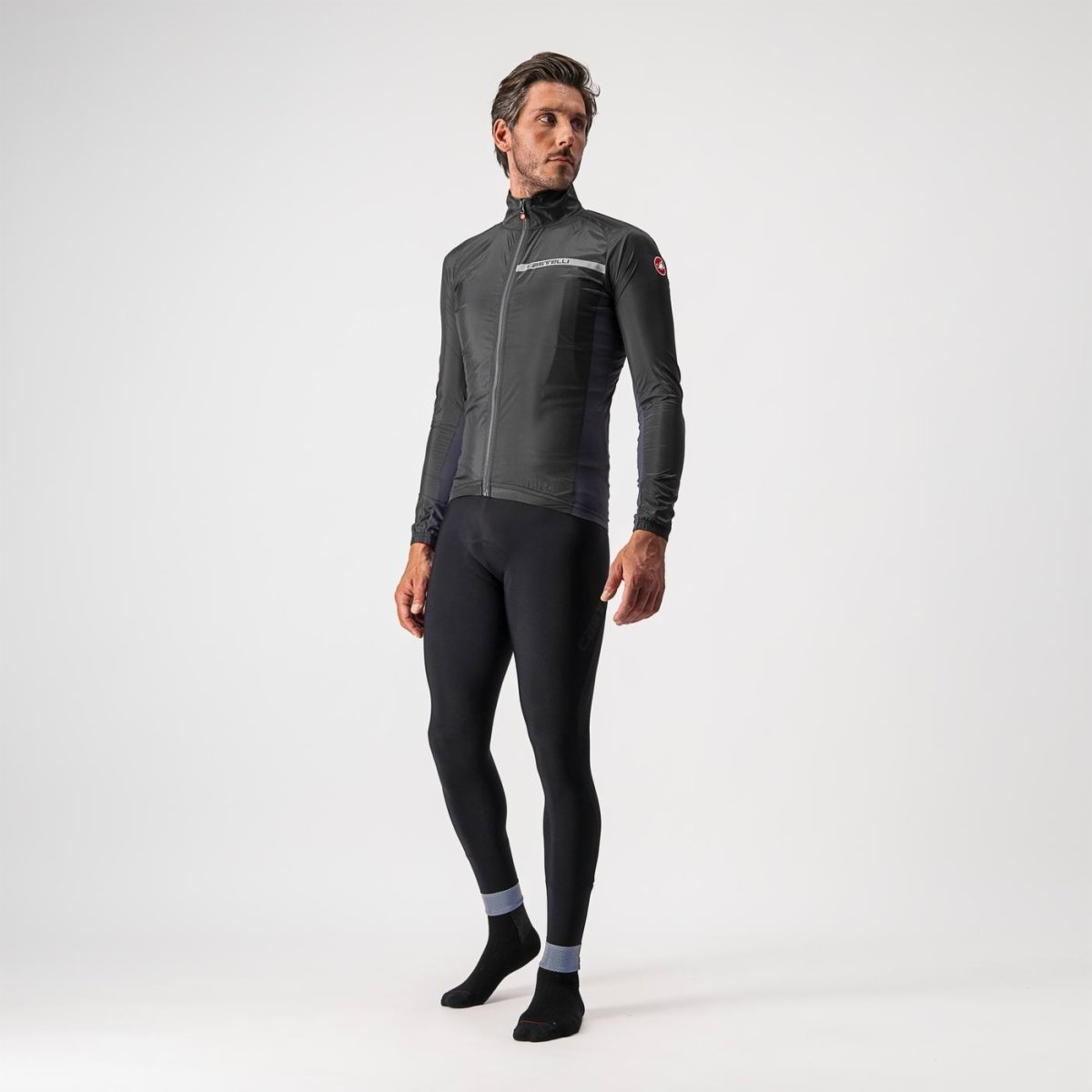 CASTELLI SQUADRA STRETCH Jacket Black/Grey