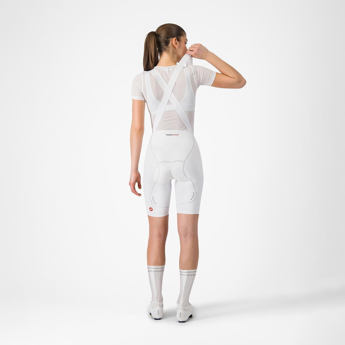 CASTELLI FREE AERO RACE S Bib Tight til kvinder Hvid