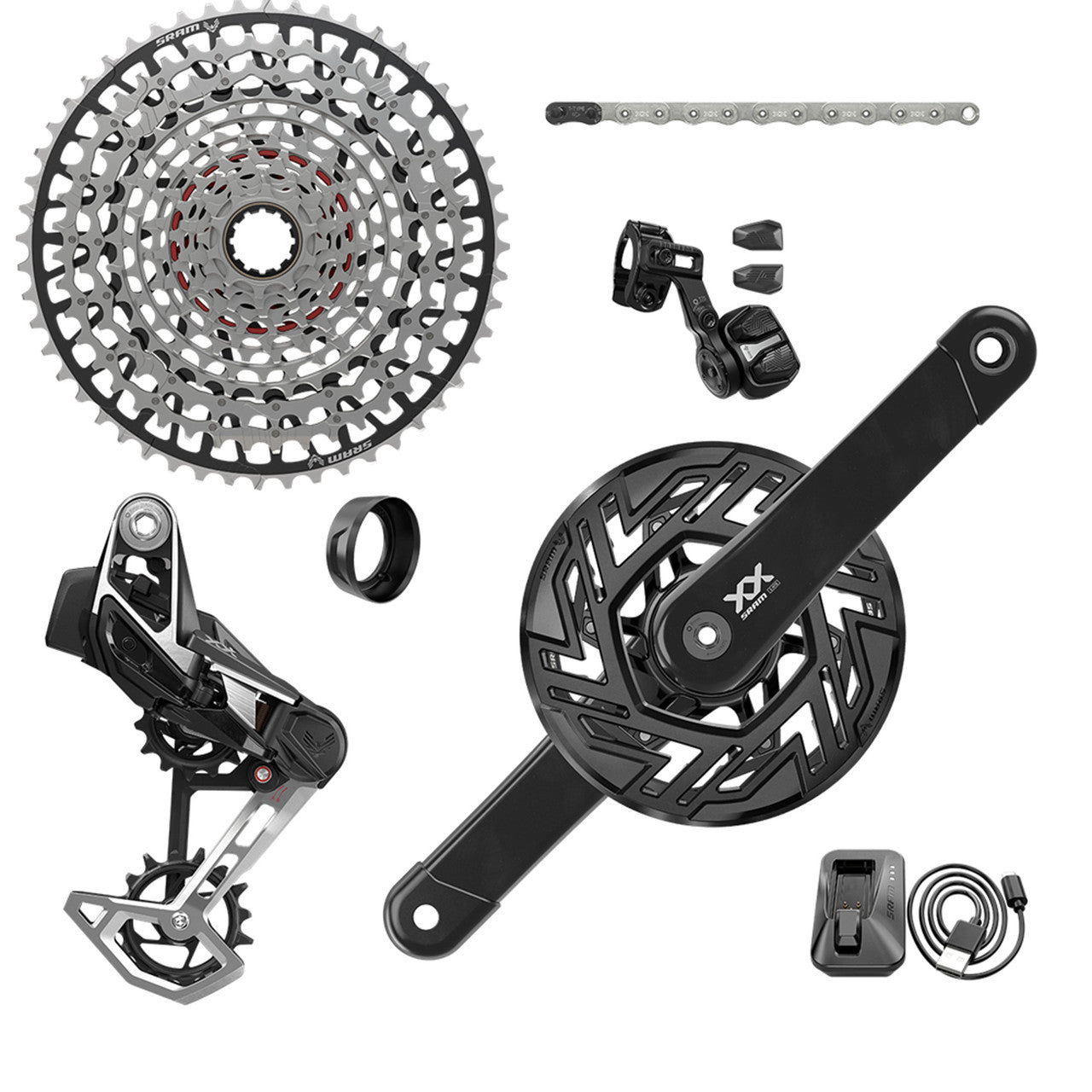 SRAM XX EAGLE E-MTB BROSE ISIS AXS T-TYPE 36 tænder CLIP-ON 10/52 Pakke