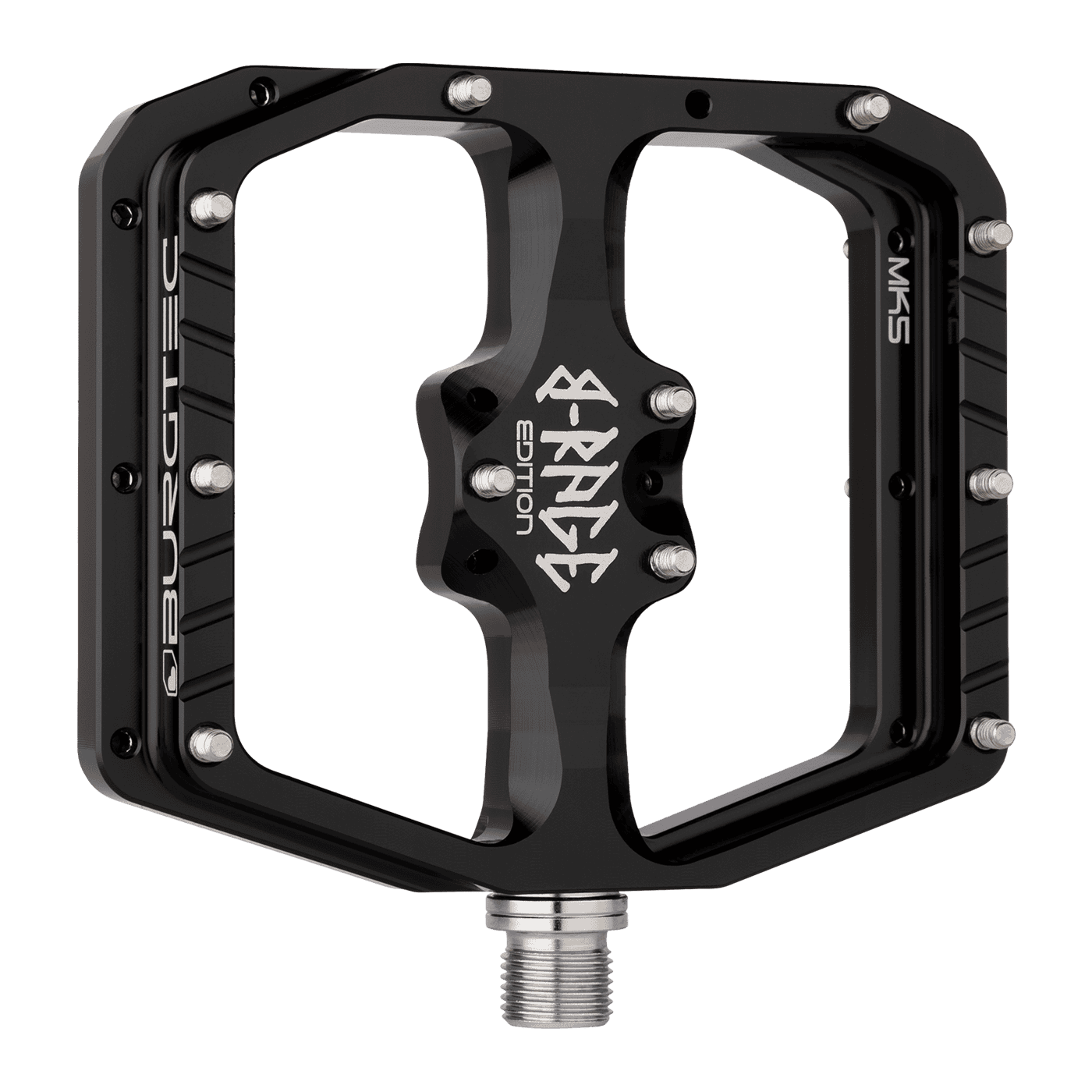 BURGTEC PENTHOUSE FLAT MK5 B-RAGE EDITION fladpedaler Sort